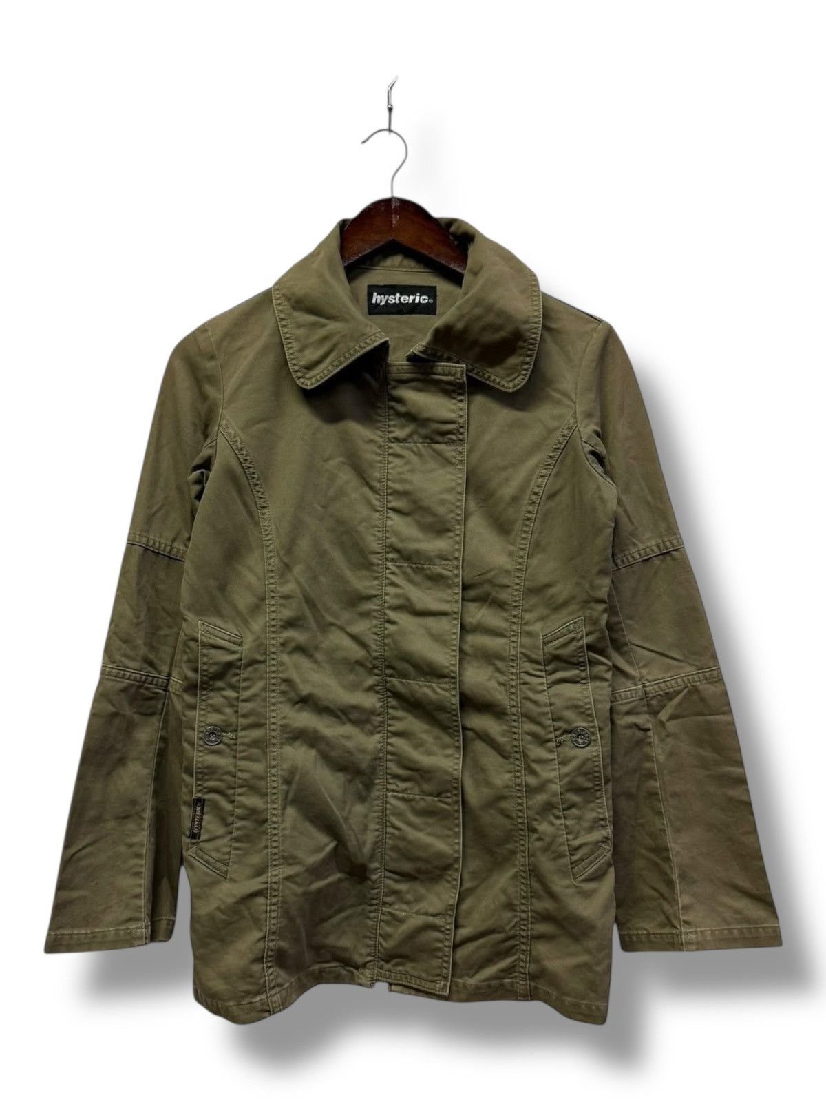 Hysteric Glamour Hysteric Glamour Military Style Olive Jacket Size US S / EU 44-46 / 1 - 1 Thumbnail