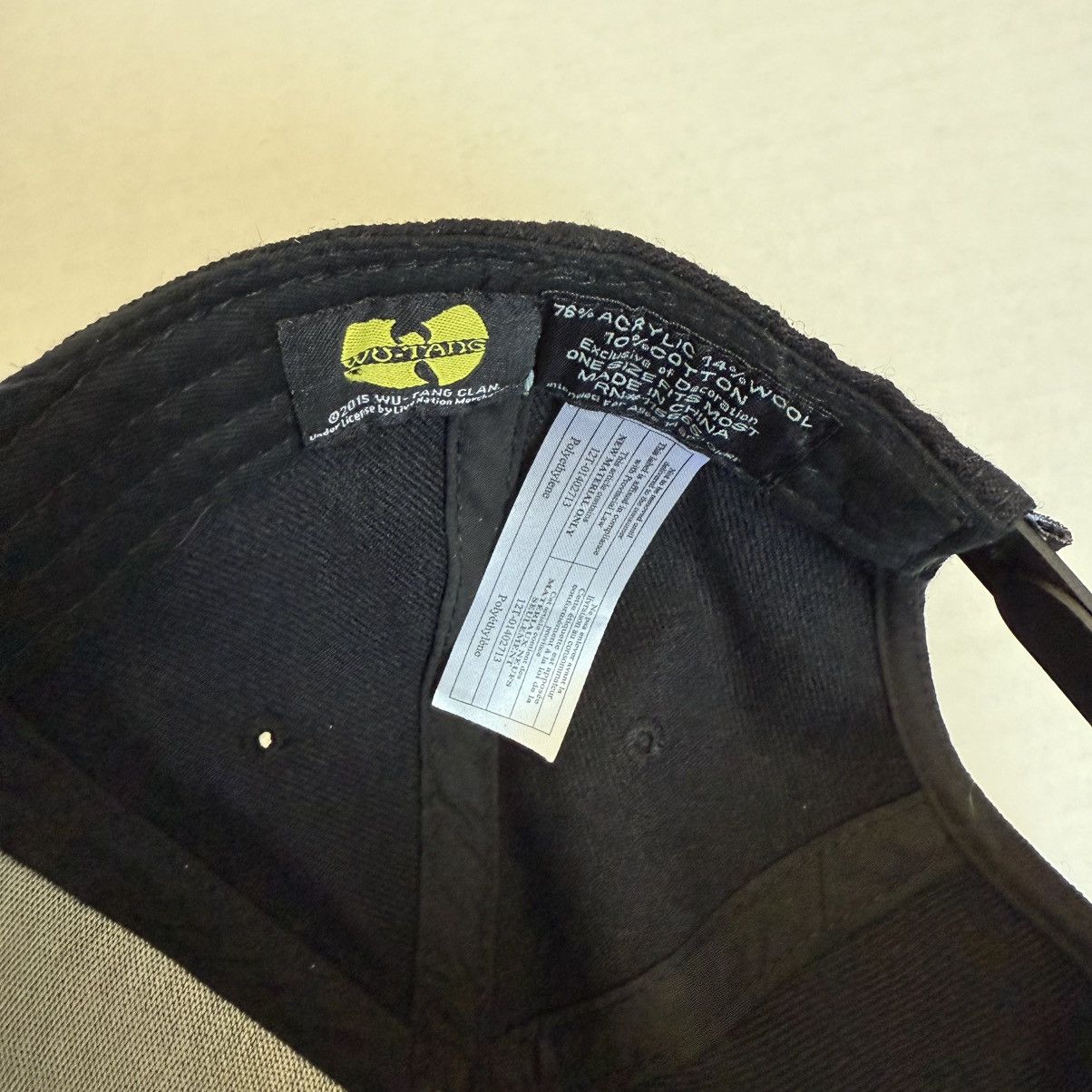 Wu-Tang Clan 🔴Wu-Tang Hat Snapback 36 Big Logo Rza Gza Size ONE SIZE - 10 Thumbnail