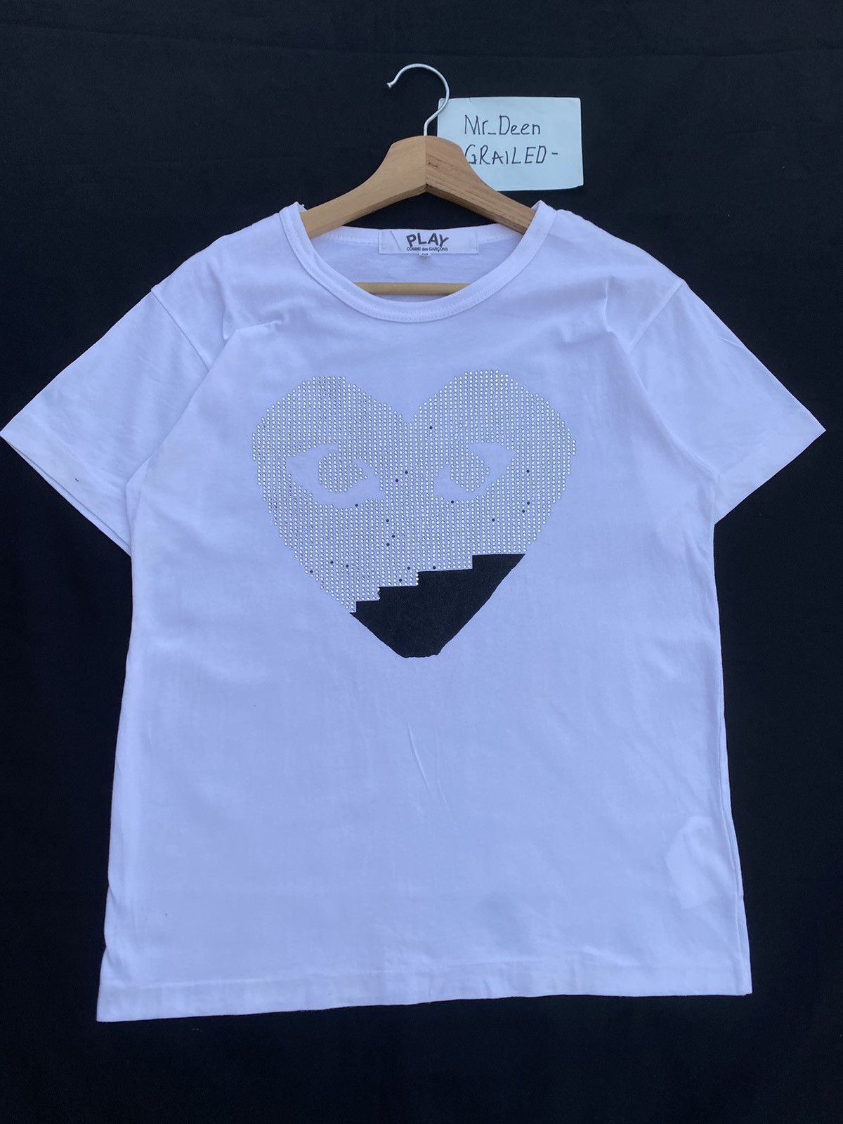 Comme des Garcons Rare Comme Des Garcons CDG Play Swarovski Tee Size US S / EU 44-46 / 1 - 5 Thumbnail