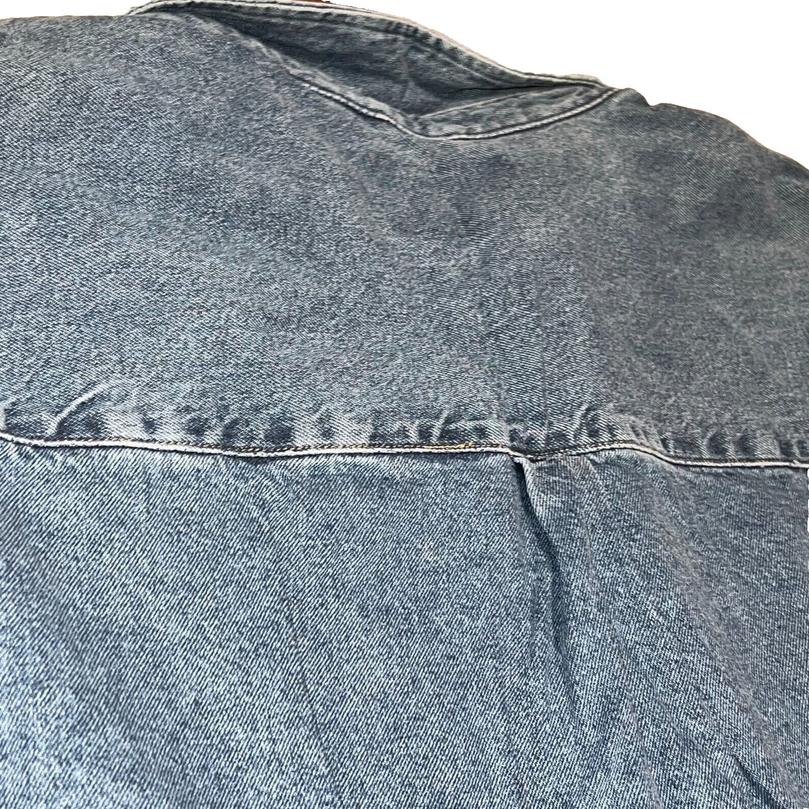 Levi's Levi's Silver Tab Denim Oversized Blue Pocket Shirt Men's XL Size US XL / EU 56 / 4 - 15 Thumbnail