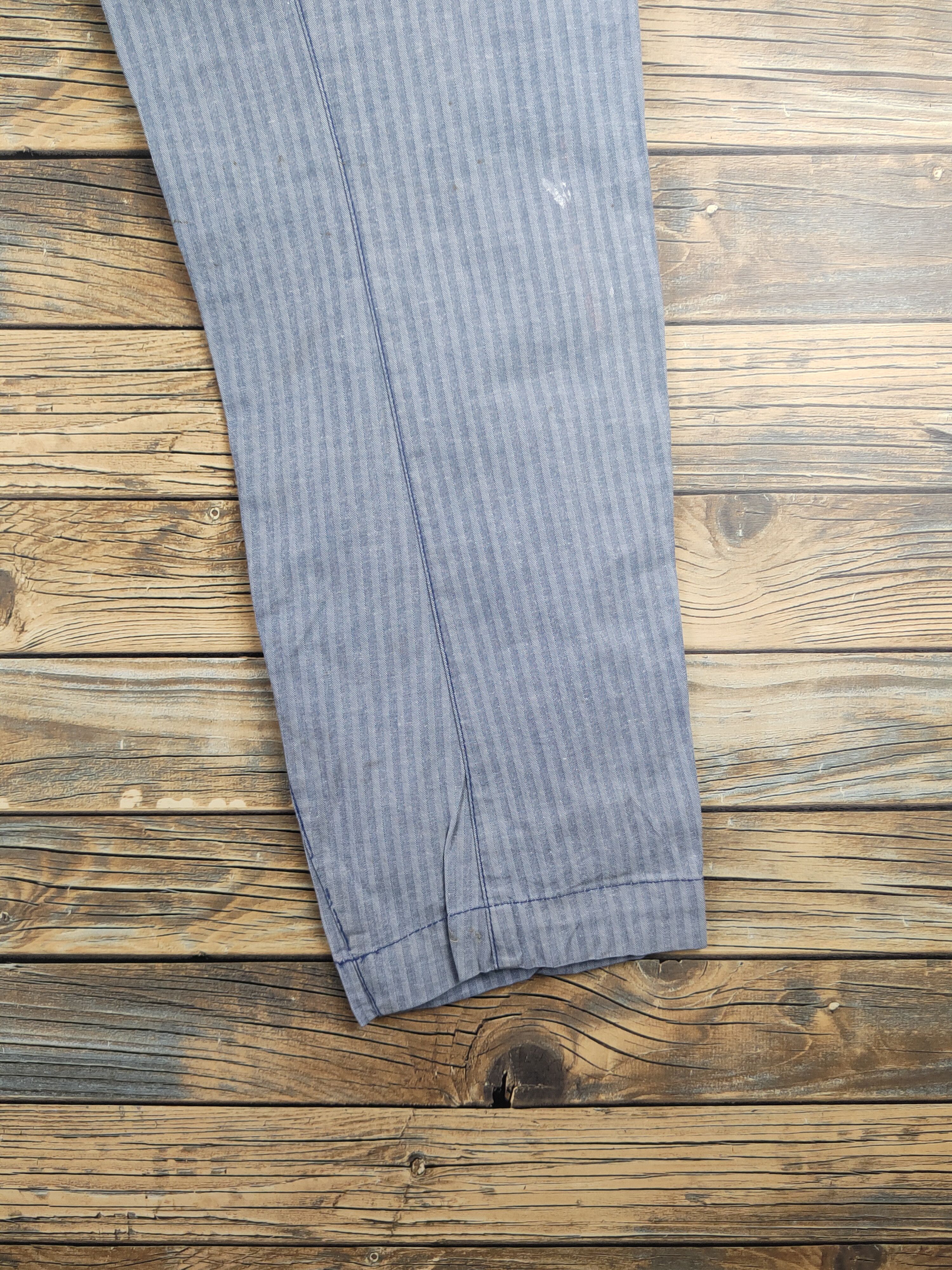 Japanese Brand DL Xebec Genba Blue Multipocket Cargo Pants #46-229T Size US 31 - 11 Thumbnail