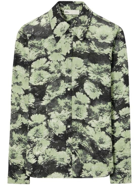 Tory Burch TORY BURCH Women Shirts 163648 300 Green Size S / US 4 / IT 40 - 1 Thumbnail