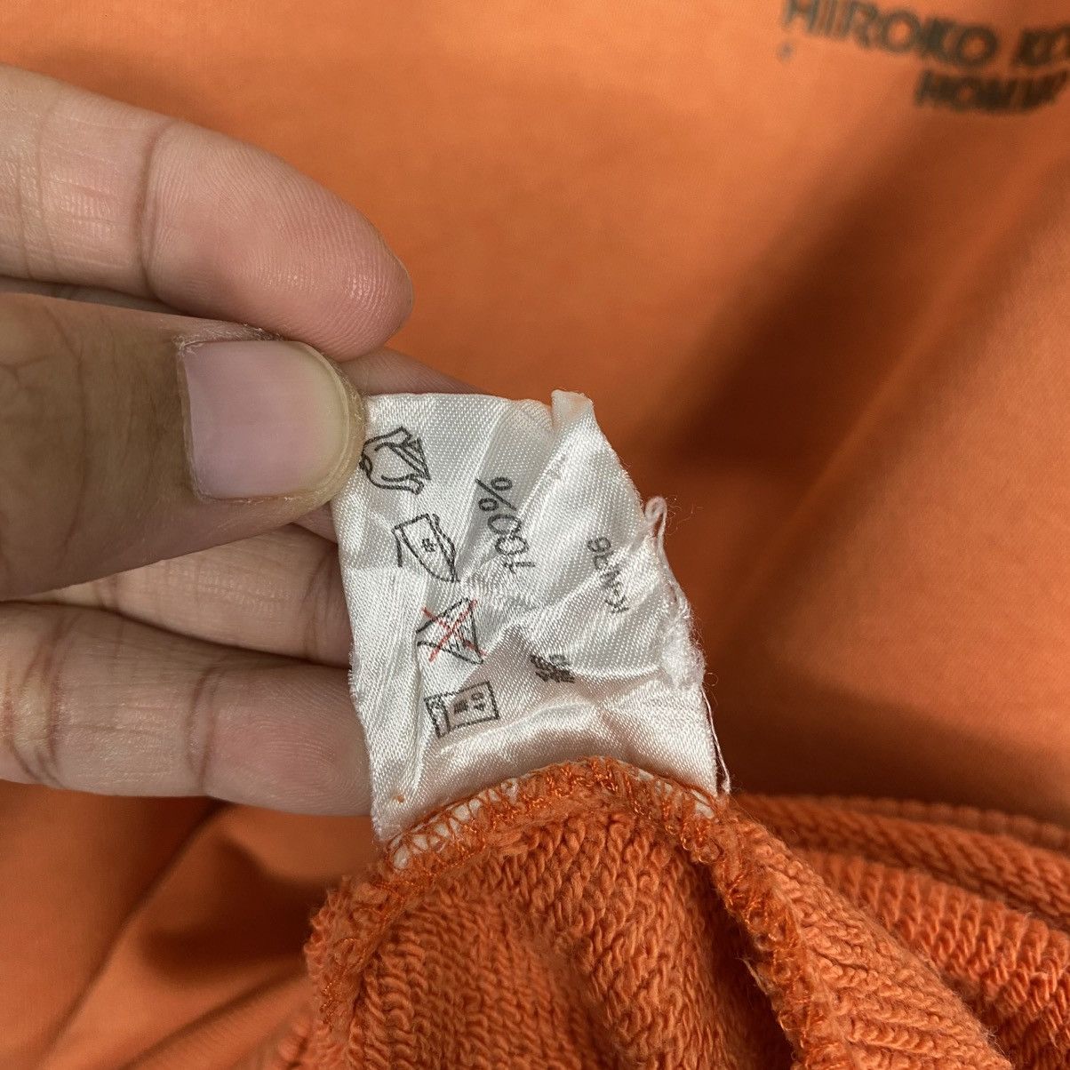 Japanese Brand 📌Vintage Sweatshirt Hiroko Koshino Big Logo Size US M / EU 48-50 / 2 - 15 Thumbnail