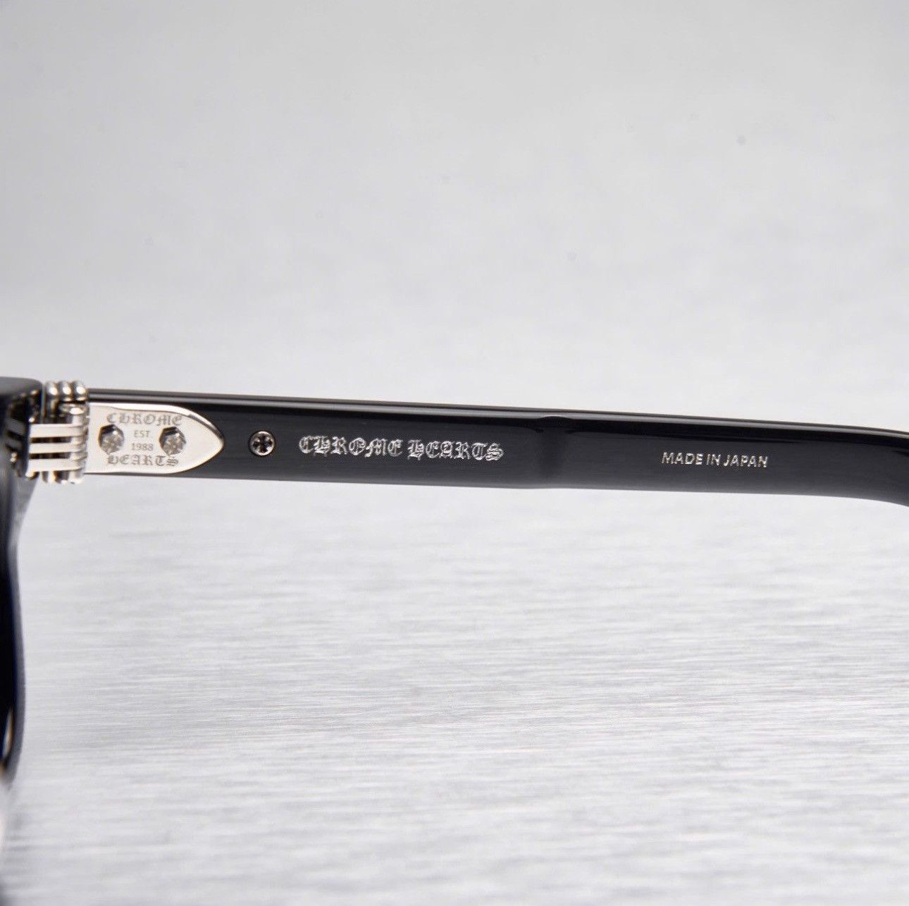 Chrome Hearts CHROME HEARTS TRYPOLEAGAIN BLACK GLASSES Size ONE SIZE - 4 Thumbnail