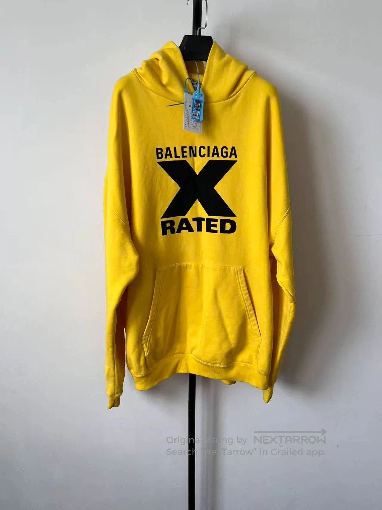 Balenciaga Balenciaga Logo Print Hooded Sweatshirt. Size US XS / EU 42 / 0 - 1 Thumbnail