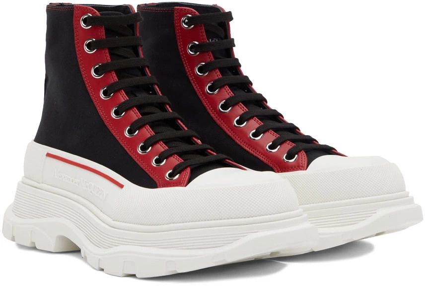 Alexander McQueen o1y1024 Ankle Boots in Multicolor Size US 12 / EU 45 - 4 Thumbnail