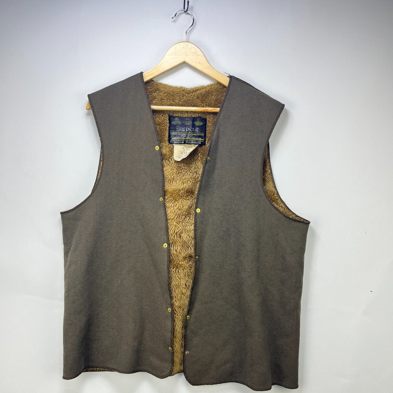 Barbour × Vintage Vintage Barbour Pile Warm Liner Made in England Size 40 Vest Size US L / EU 52-54 / 3 - 1 Thumbnail
