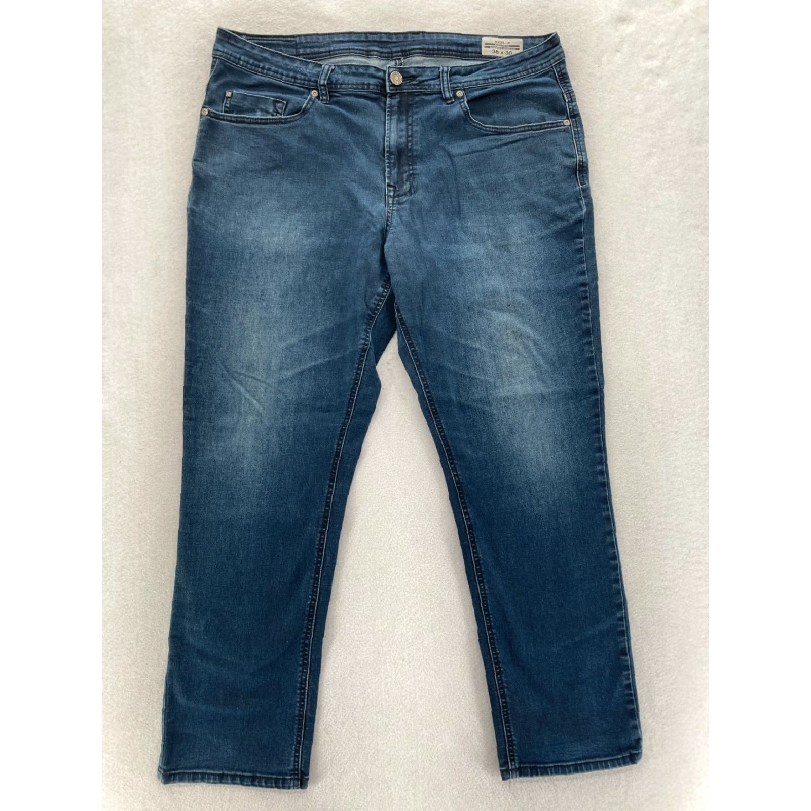 Buffalo David Bitton Buffalo David Bitton Jeans Mens 38x30 Slim Straight Blue Stretch Denim Shirt Size US 38 / EU 54 - 2 Thumbnail