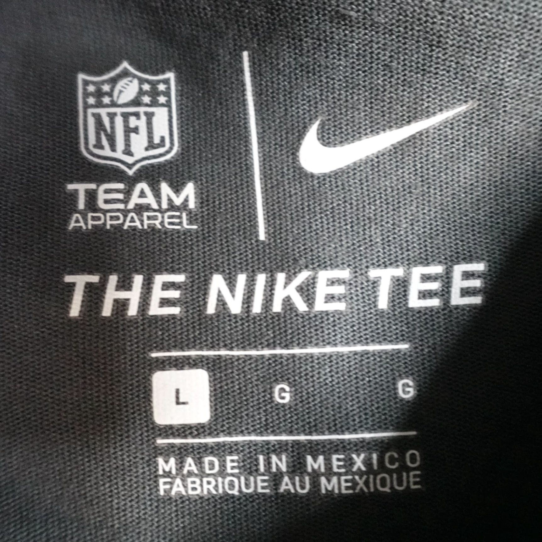 Nike Nike Denver Broncos Shirt Womens Large Gray Crucial Catch Curved Hem T-Shirt Short Sleeve Cotton Blend Regular Double-Sided 90s? Size L / US 10 / IT 46 - 4 Thumbnail