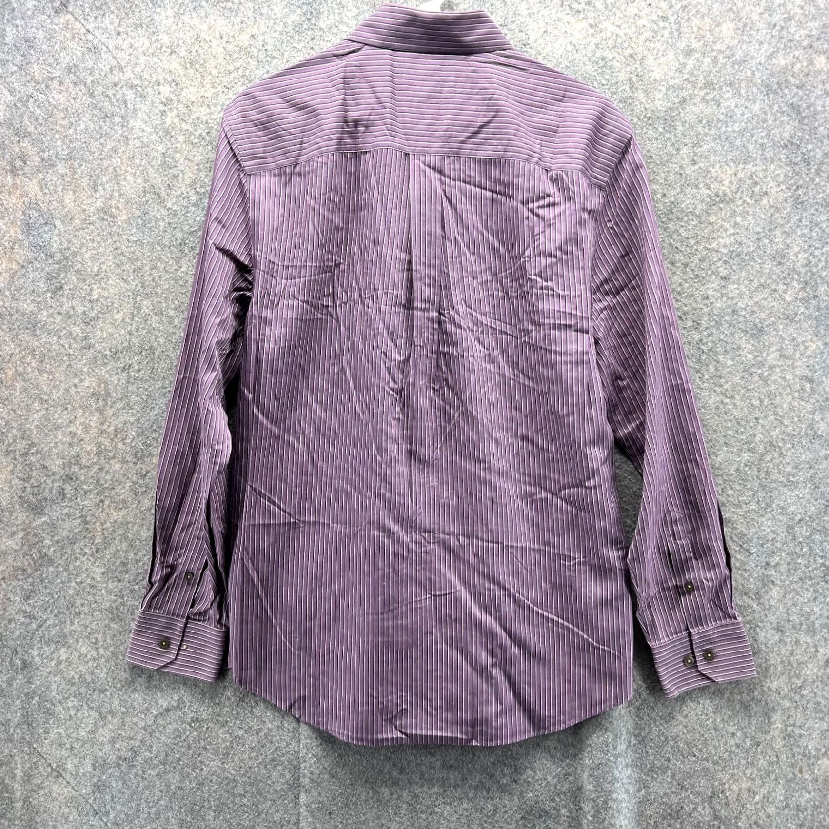 Eddie Bauer VINTAGE Eddie Bauer Shirt Men Small Purple Striped Button-Down Wrinkle Resistant Casual, Formal, Workwear Women? No, Men’s S. Size US S / EU 44-46 / 1 - 3 Thumbnail