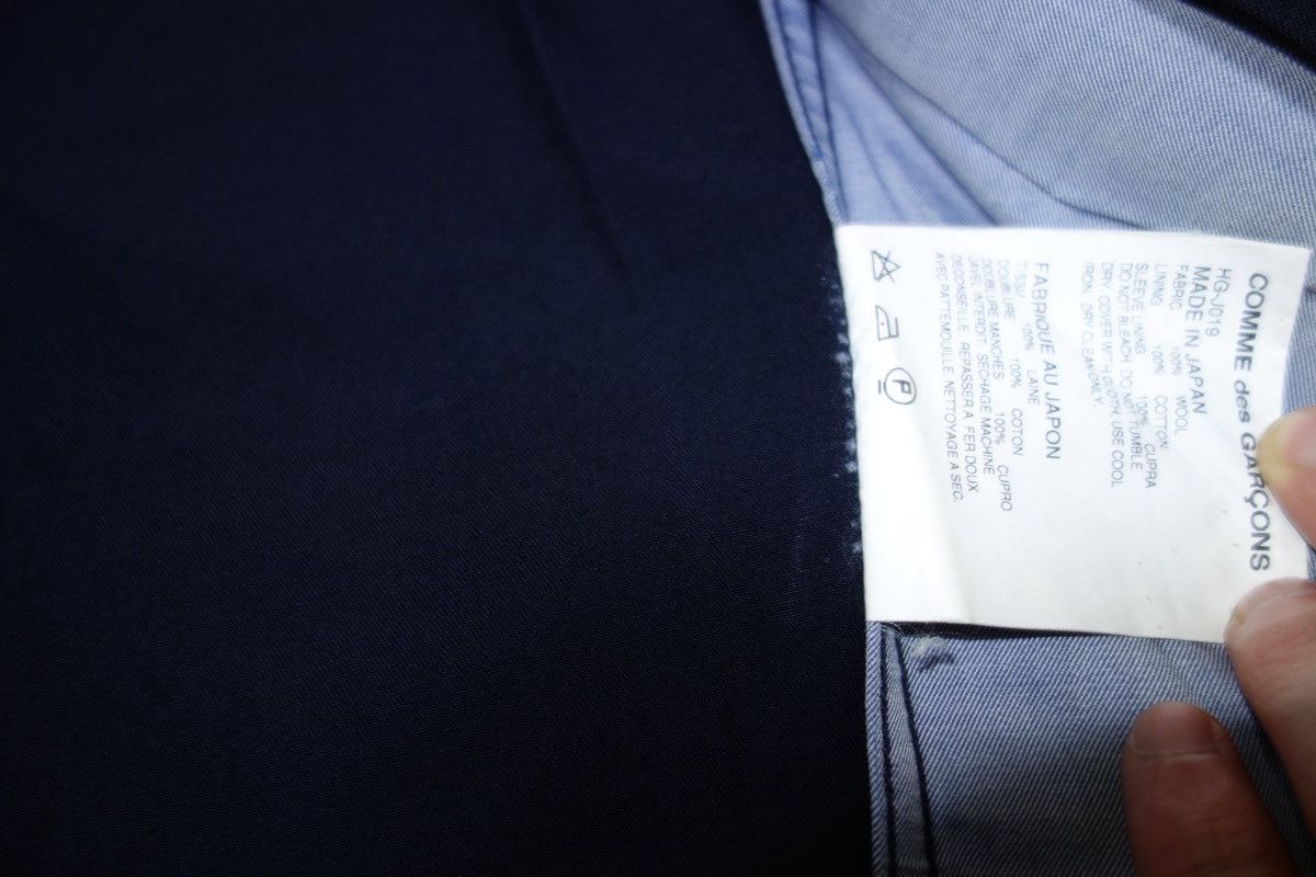Comme des Garcons Homme Commedes Garcons Homme Navy Blazer Size US XS / EU 42 / 0 - 7 Thumbnail