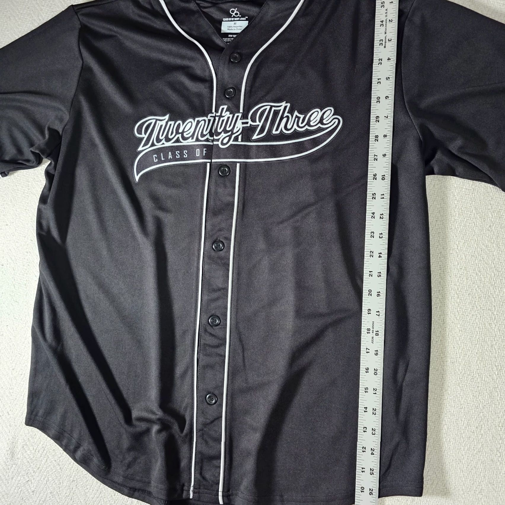 Vintage HERFF JONES 2023 Senior Baseball T-Shirt Unisex Adult Medium Black Contrast Stitching Size M / US 6-8 / IT 42-44 - 4 Thumbnail