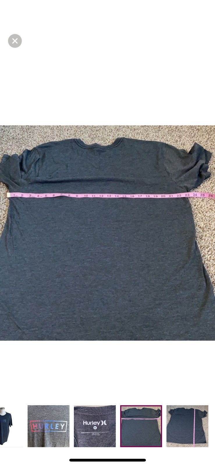 Hurley Hurley XL logo crewneck tee Size US XL / EU 56 / 4 - 4 Thumbnail