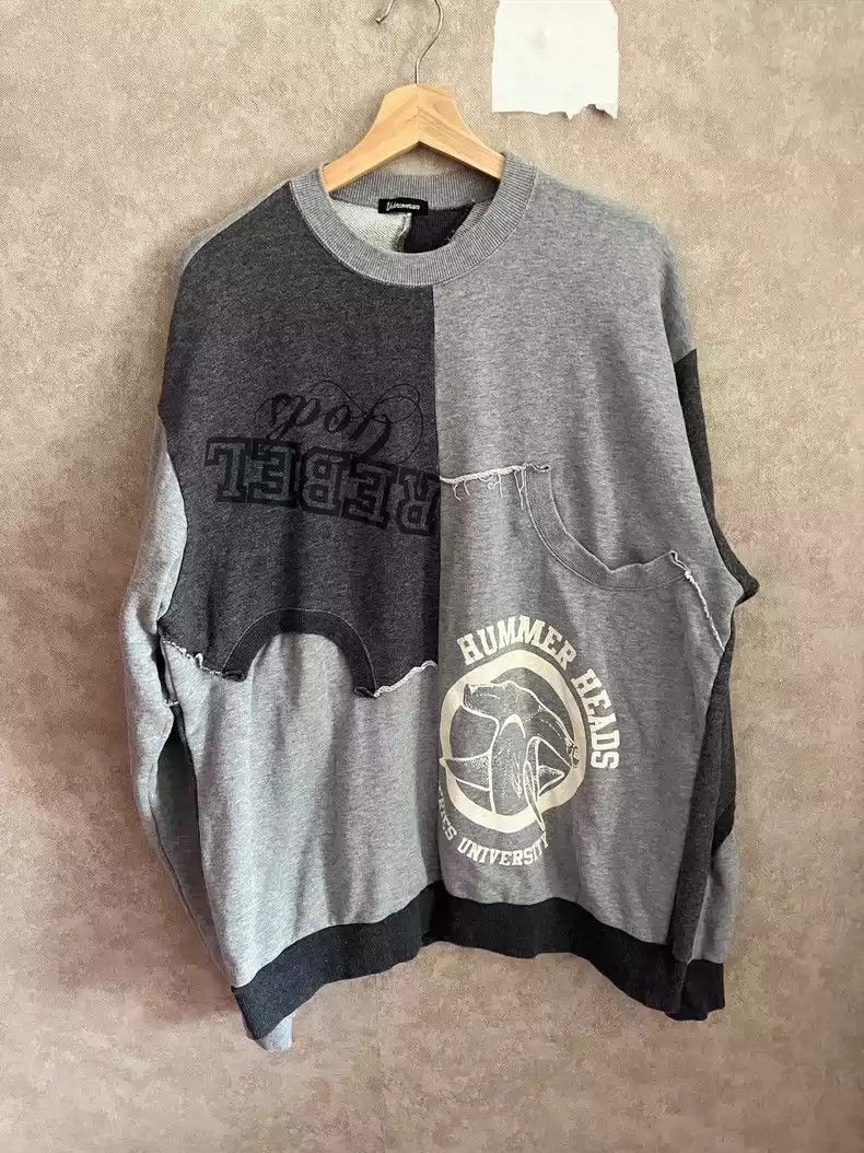 Undercover undercover 22ss Deconstructing patchwork hoodies Size US L / EU 52-54 / 3 - 1 Thumbnail