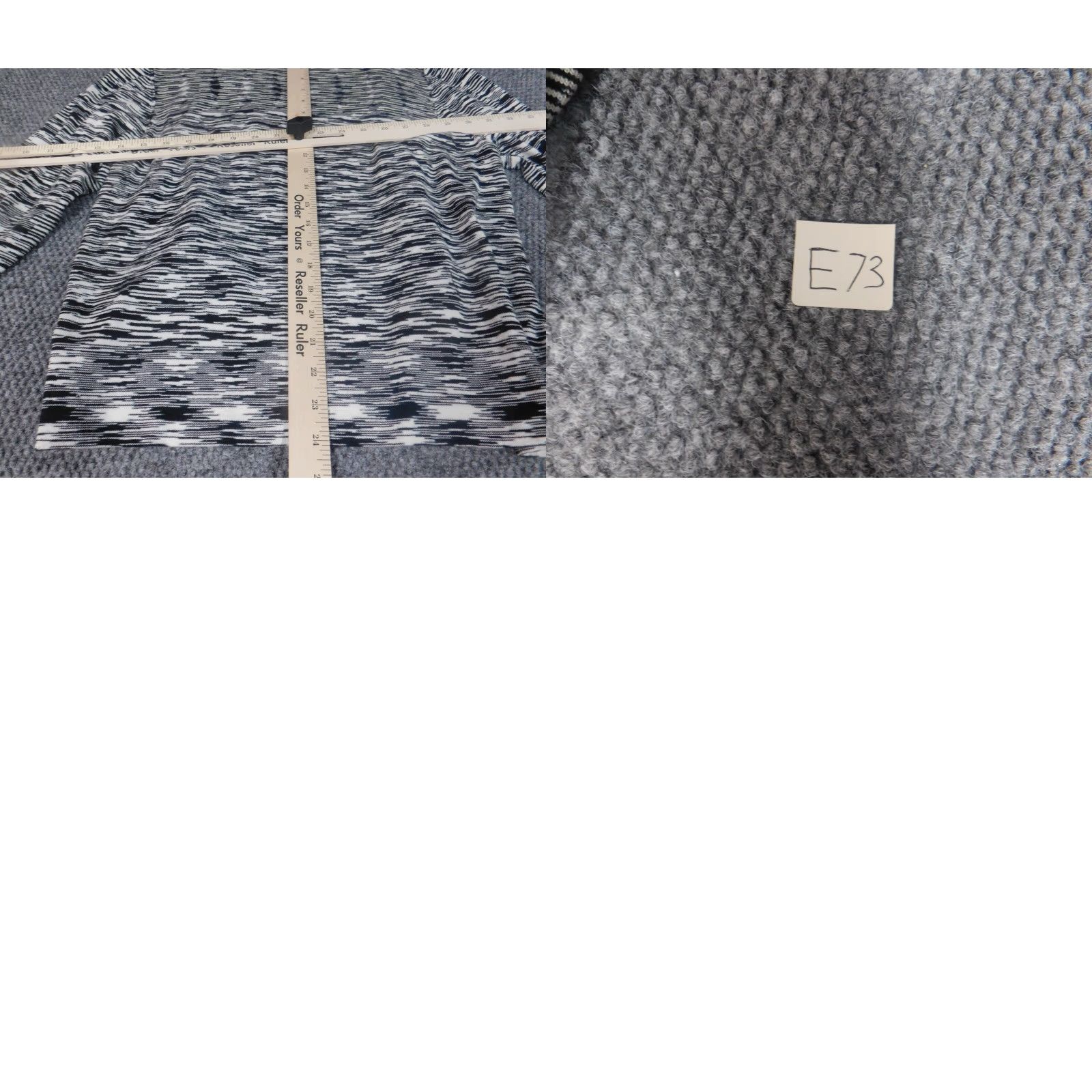 Vintage Dana Buchman Womens Sweater Cardigan L Gray Open Crew Neck Long Sleeve Knitted Rayon Embroidered Classic Regular Knit Machine Washable Size L / US 10 / IT 46 - 9 Thumbnail