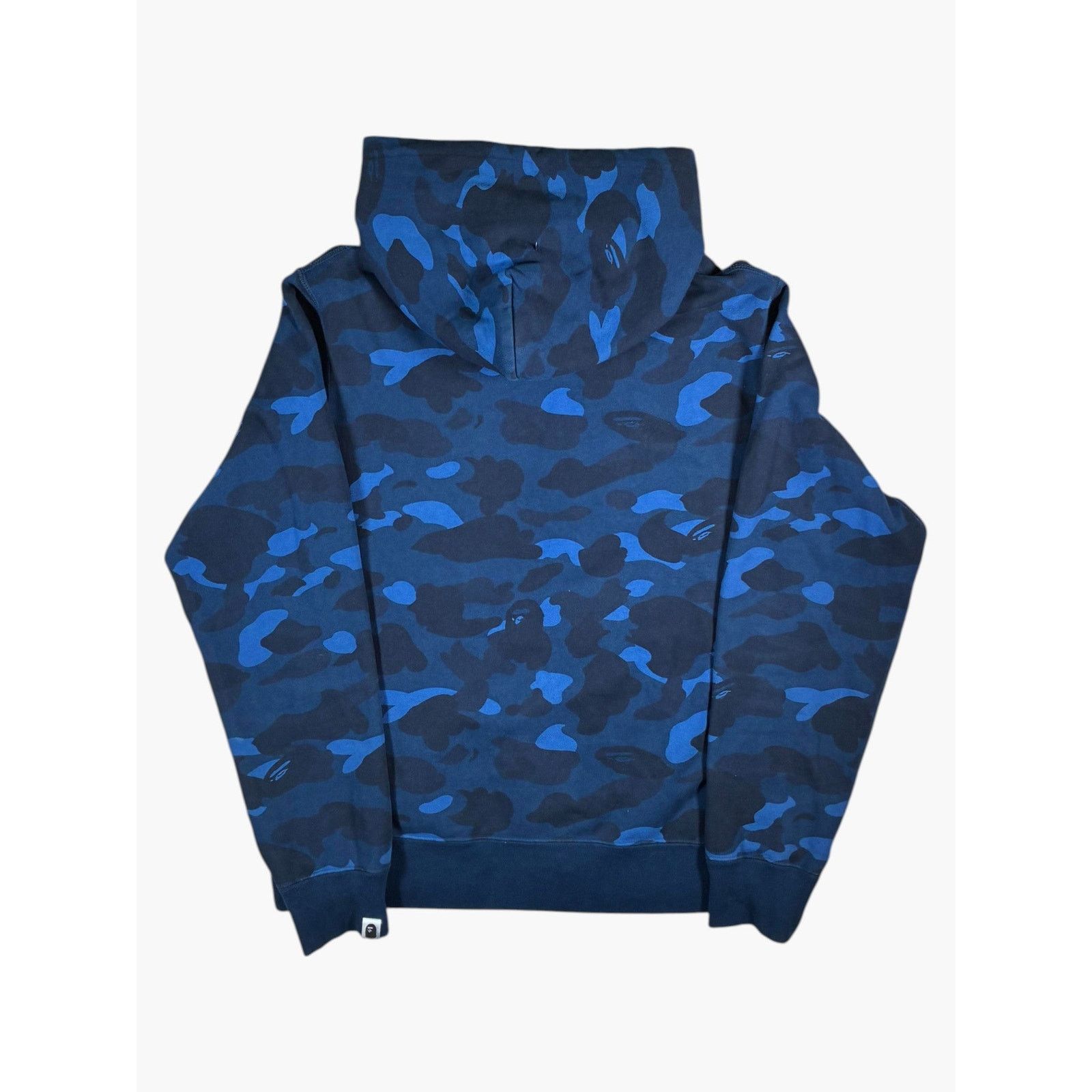Bape BAPE Undefeated Blue Camo Hoodie Size US L / EU 52-54 / 3 - 2 Thumbnail
