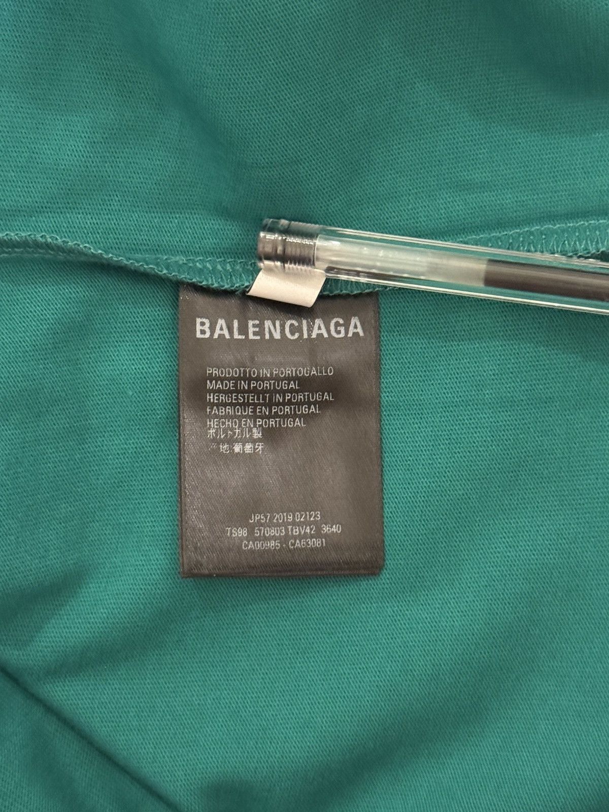 Balenciaga Balenciaga deep gree t shirt Size US L / EU 52-54 / 3 - 7 Thumbnail