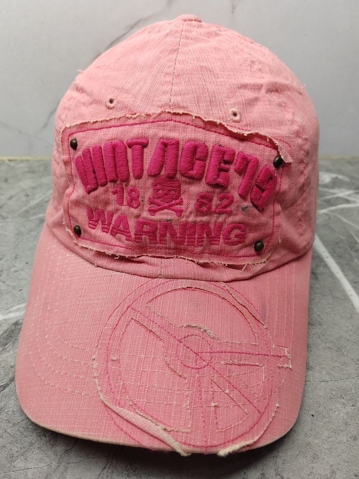 Vintage 79 Skulls Peace Logo Distressed Style Cap Hat