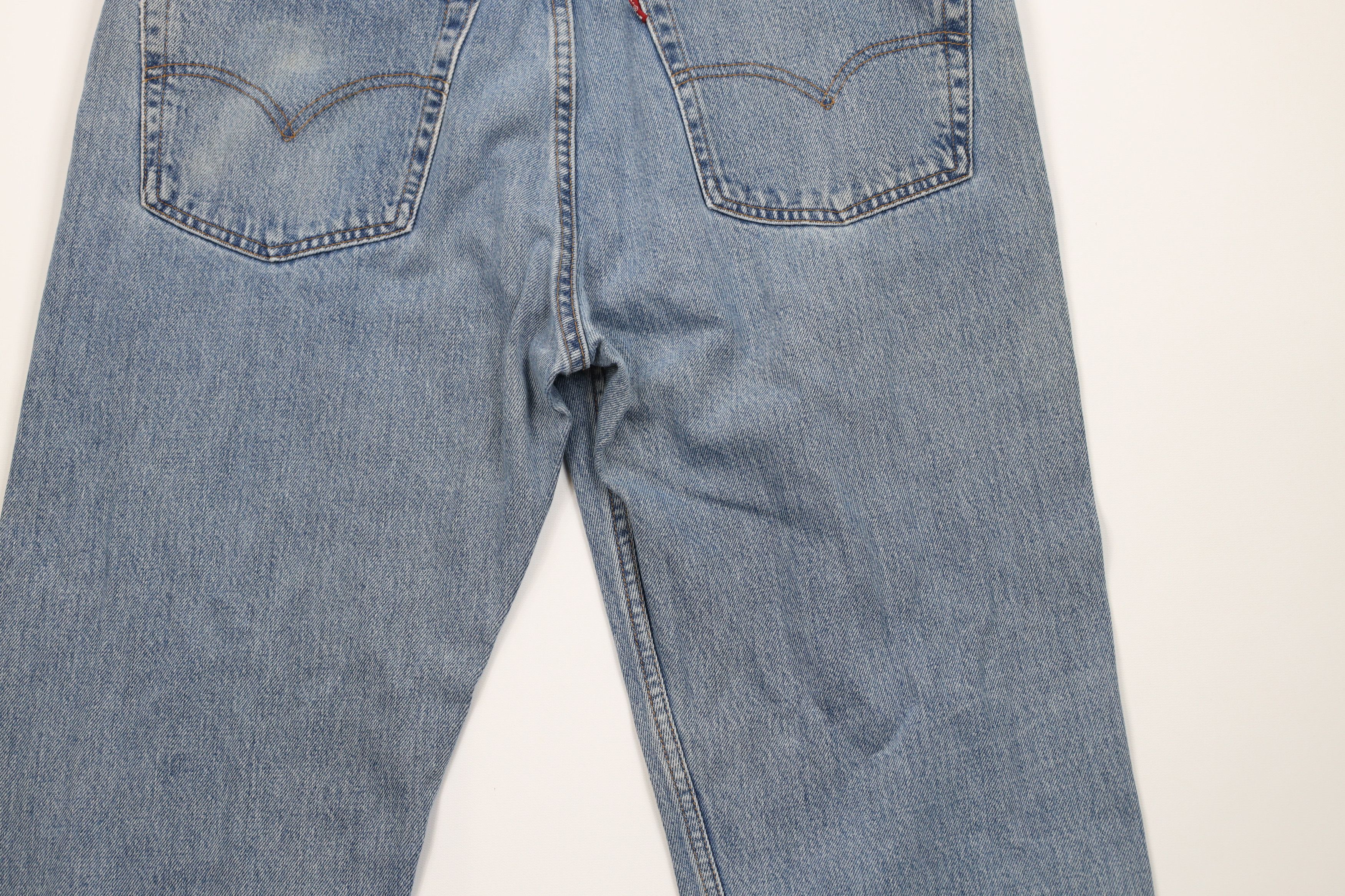 Levi's Vintage Y2K 2001 Levis 505 Straight Leg Jeans Blue USA Size US 38 / EU 54 - 14 Thumbnail