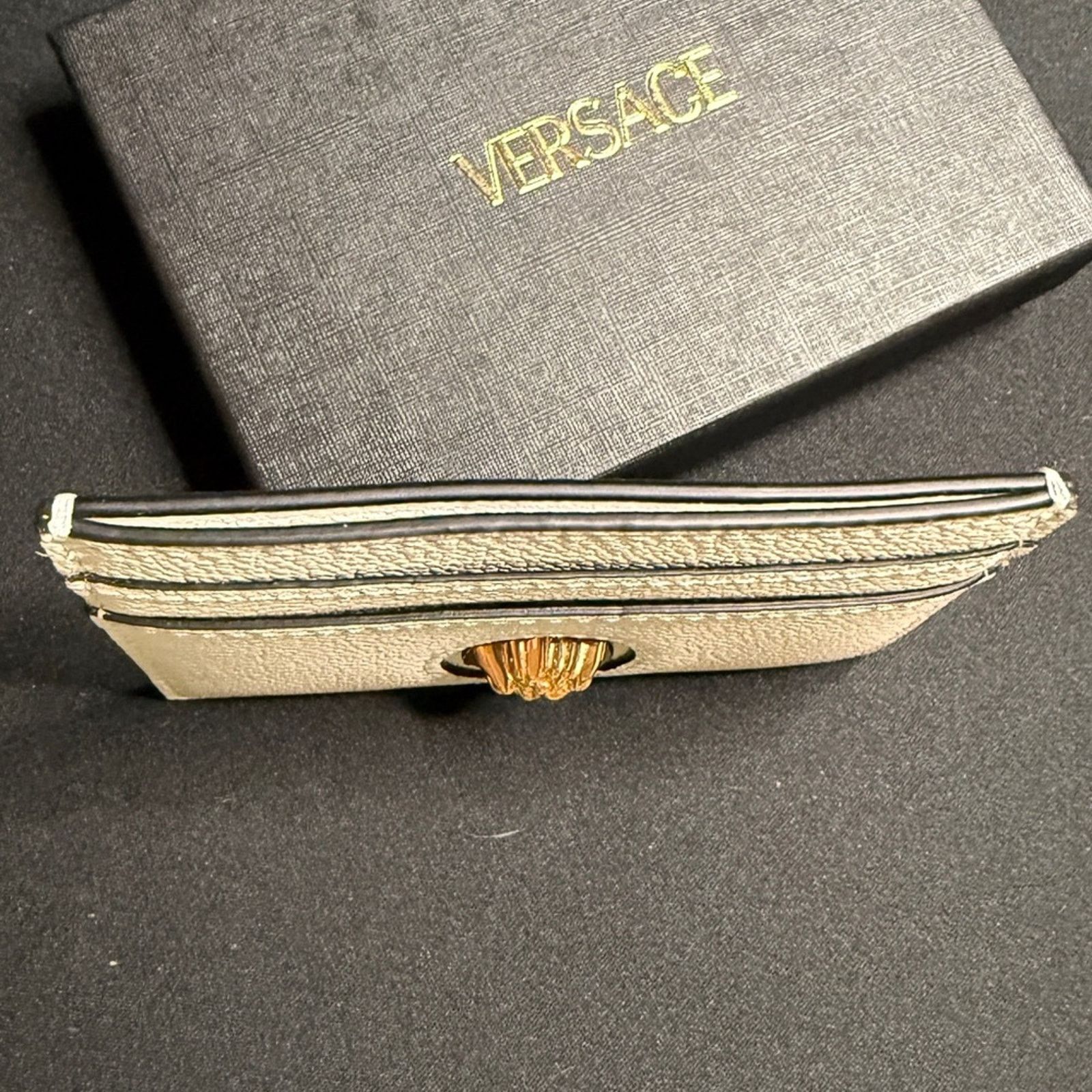 Versace Versace Cream white Card Holder Size ONE SIZE - 3 Thumbnail
