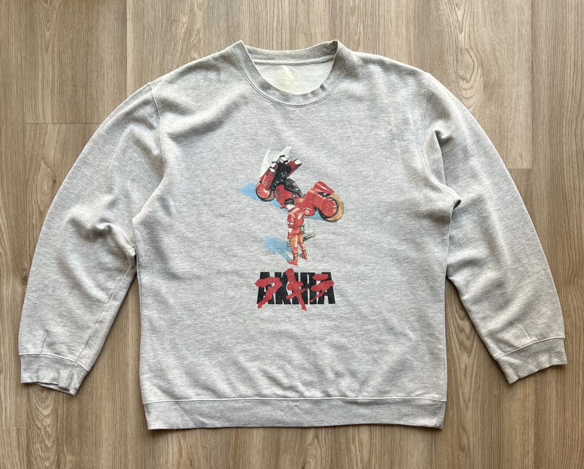 Vintage Vintage Akira Big Logo Gray Sweatshirt Size US XXL / EU 58 / 5 - 1 Thumbnail