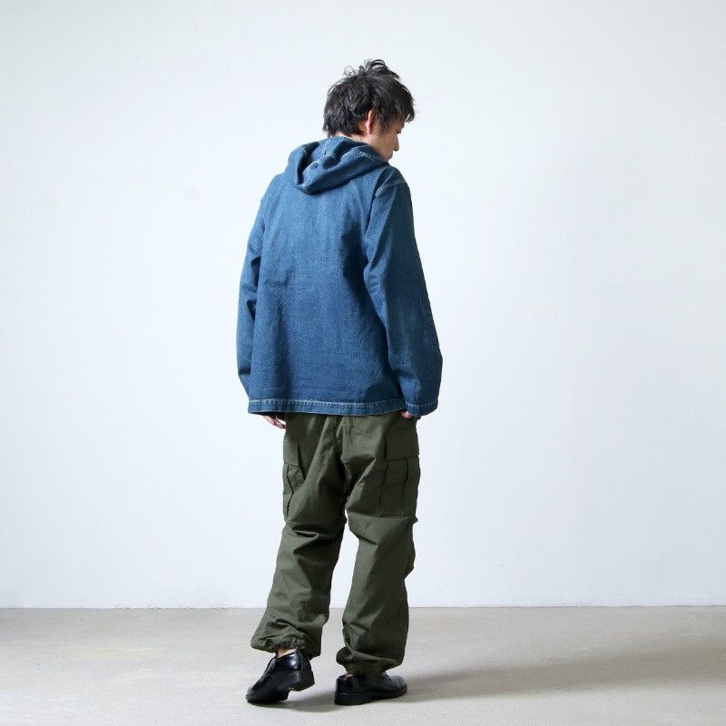 Engineered Garments (Ordinary Fits) Re:Ordinary Gunner Smock Denim Anorak Parka Size US M / EU 48-50 / 2 - 18 Thumbnail
