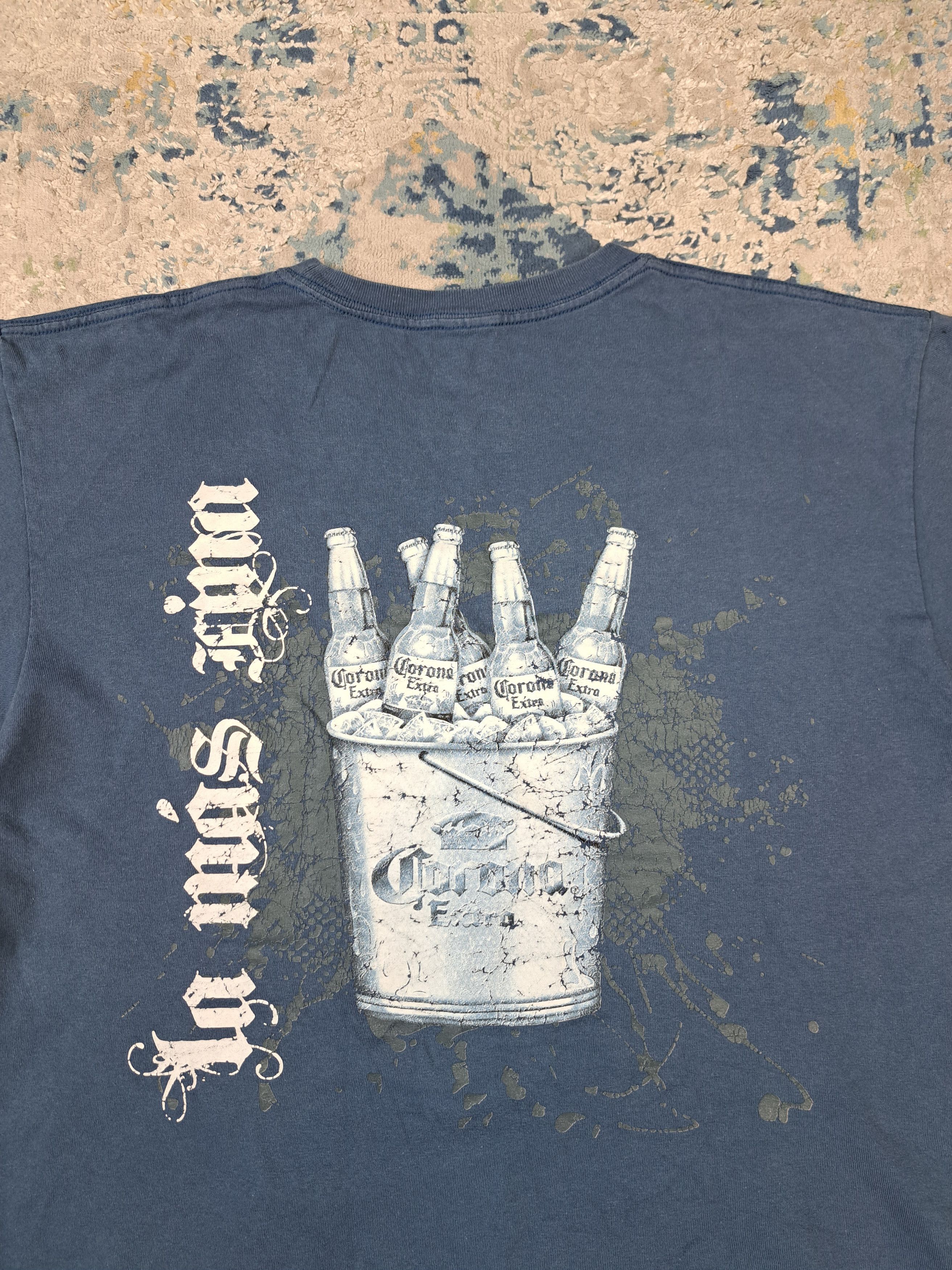 Vintage Corona Extra Big Beers Bucket Logo Tee Summer Grail Size US L / EU 52-54 / 3 - 3 Thumbnail