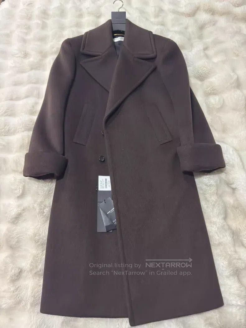 Saint Laurent Paris Saint Laurent Paris Goat Cashmere Women's Coat Size S / US 4 / IT 40 - 1 Thumbnail