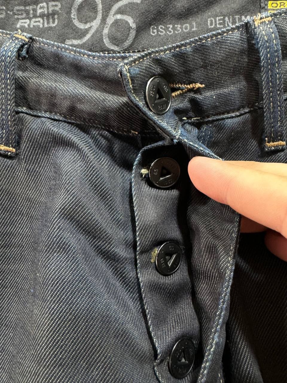 G-Star G-STAR RAW Elwood Heritage Embro Narrow Mens Blue Jeans Size US 31 - 4 Thumbnail