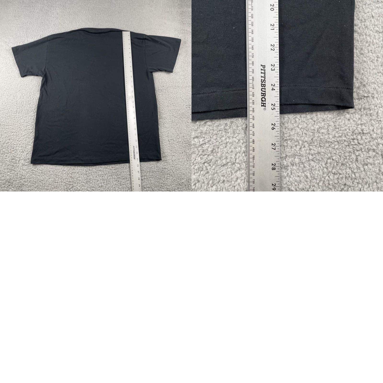 TEE JAYS VINTAGE Tee Jays Select Black XL Shirt Mens 90s USA Crew Neck Cotton Blend Short Sleeve Size US XL / EU 56 / 4 - 10 Thumbnail