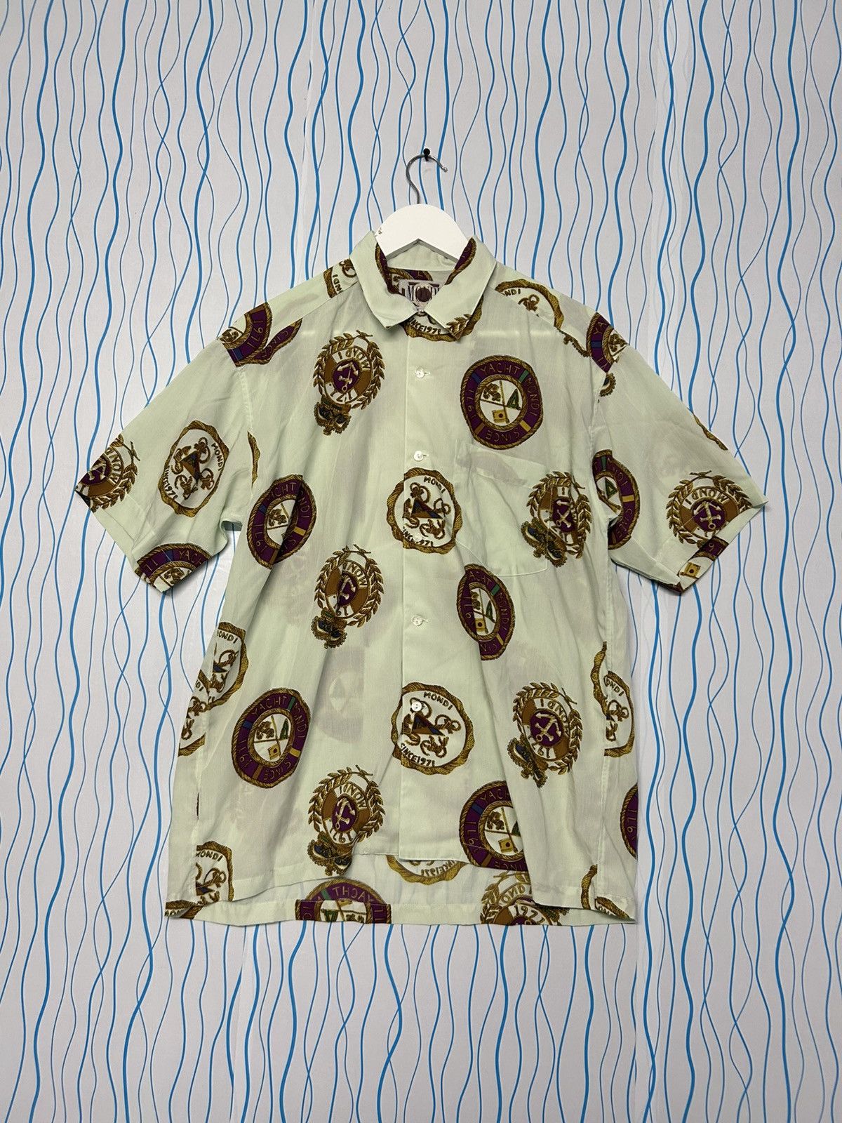 Japanese Brand × Vintage MONDI UOMO YATCH SHIRT BUTTON UPS Size US S / EU 44-46 / 1 - 1 Thumbnail