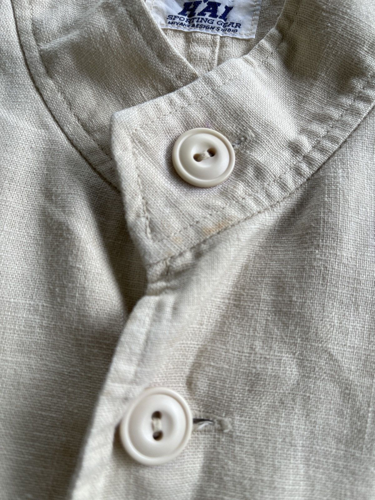 Issey Miyake Issey Miyake Sleeveless Linen Crop Vest Size US M / EU 48-50 / 2 - 7 Thumbnail