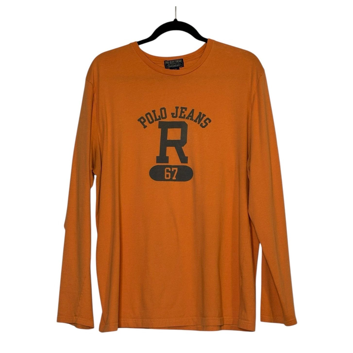 Polo Ralph Lauren Polo Jeans Company orange graphic long sleeves tee size M Size US M / EU 48-50 / 2 - 1 Thumbnail