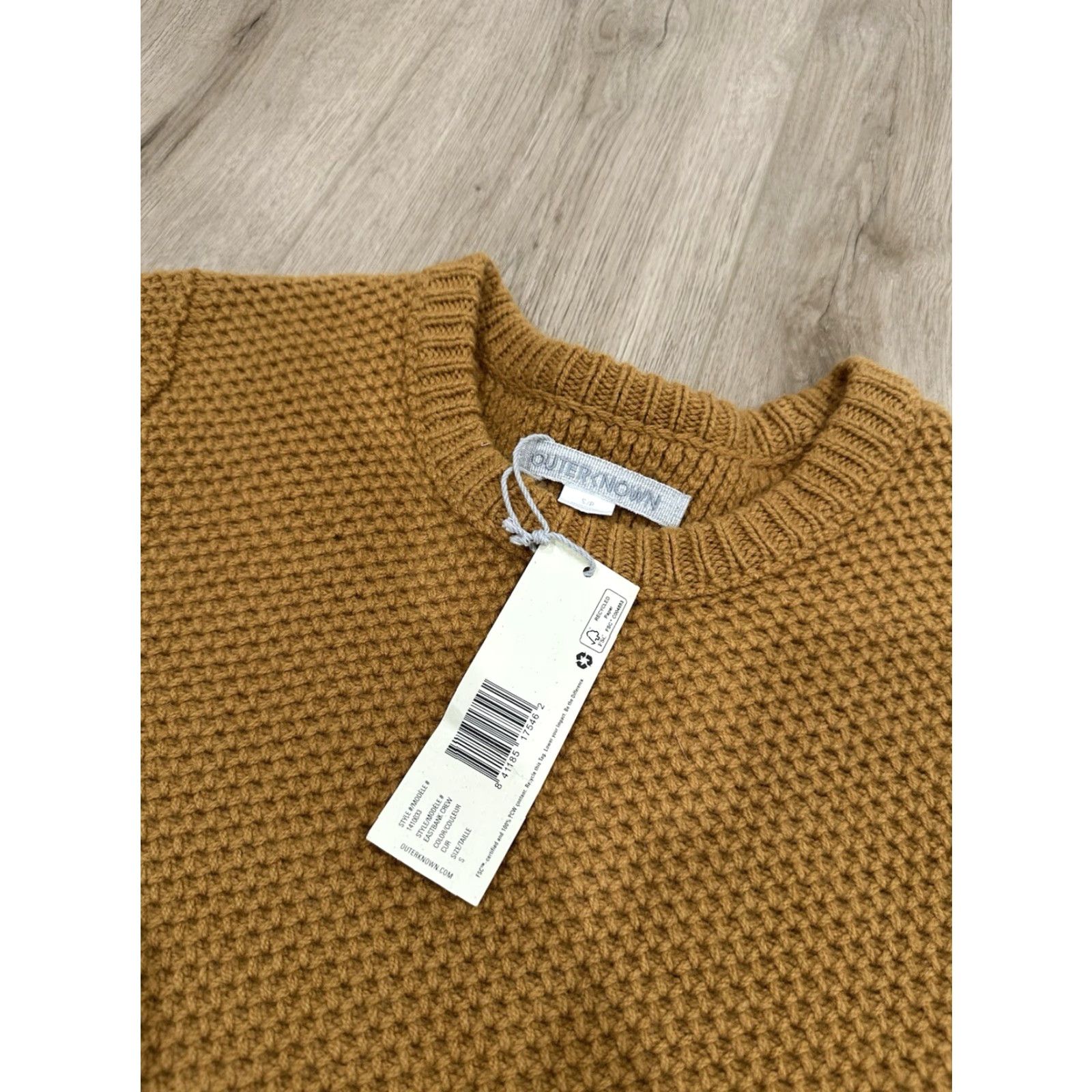 Outerknown VINTAGE removed Outerknown Sweatshirt? No, use rules. Final: Outerknown Women Sweater Crew Neck Wool Gold S Pullover Regular Size Small Size S / US 4 / IT 40 - 5 Thumbnail