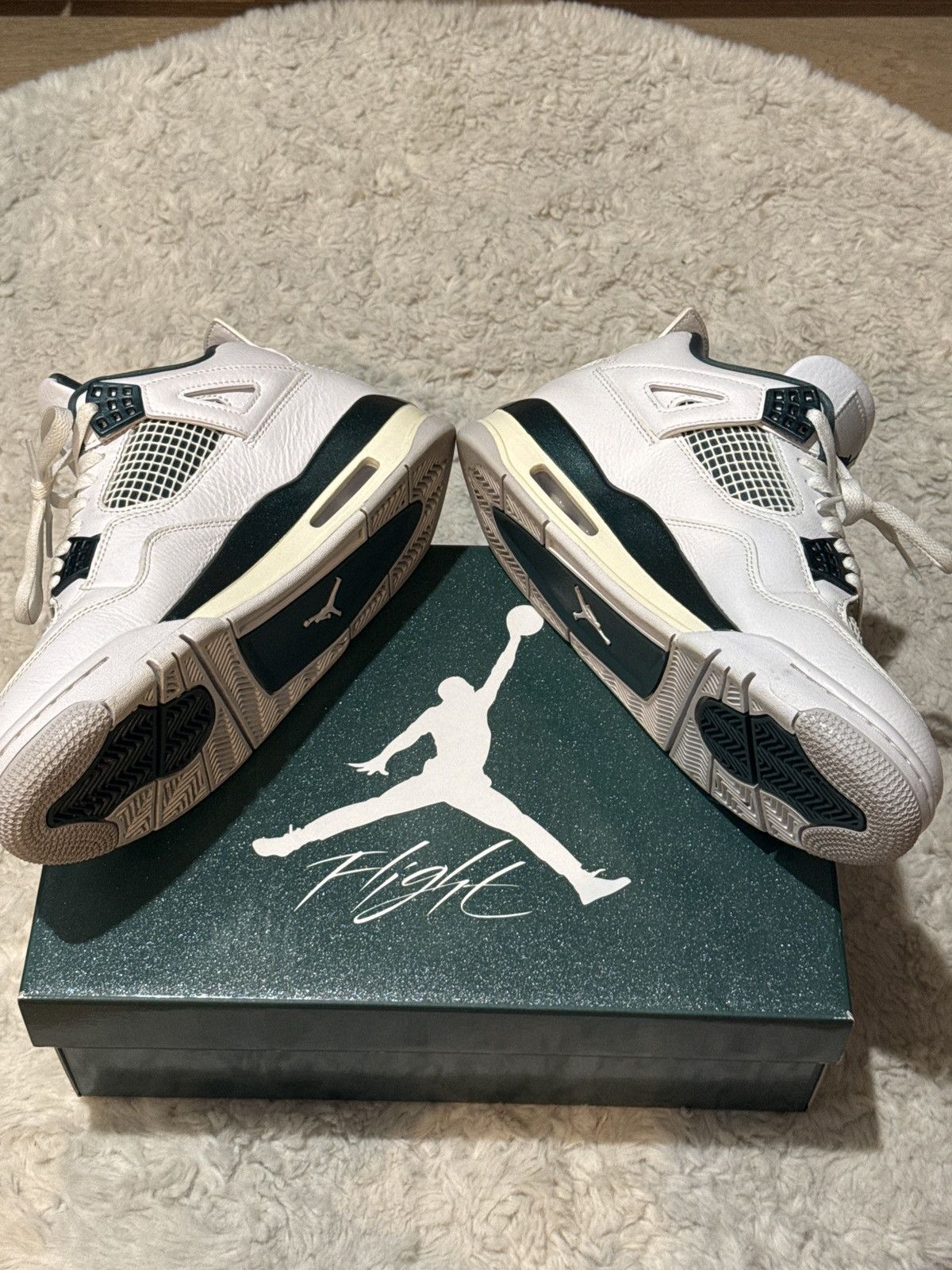 Jordan Brand × Nike Jordan 4 Retro Oxidized Green Size US 9 / EU 42 - 7 Thumbnail