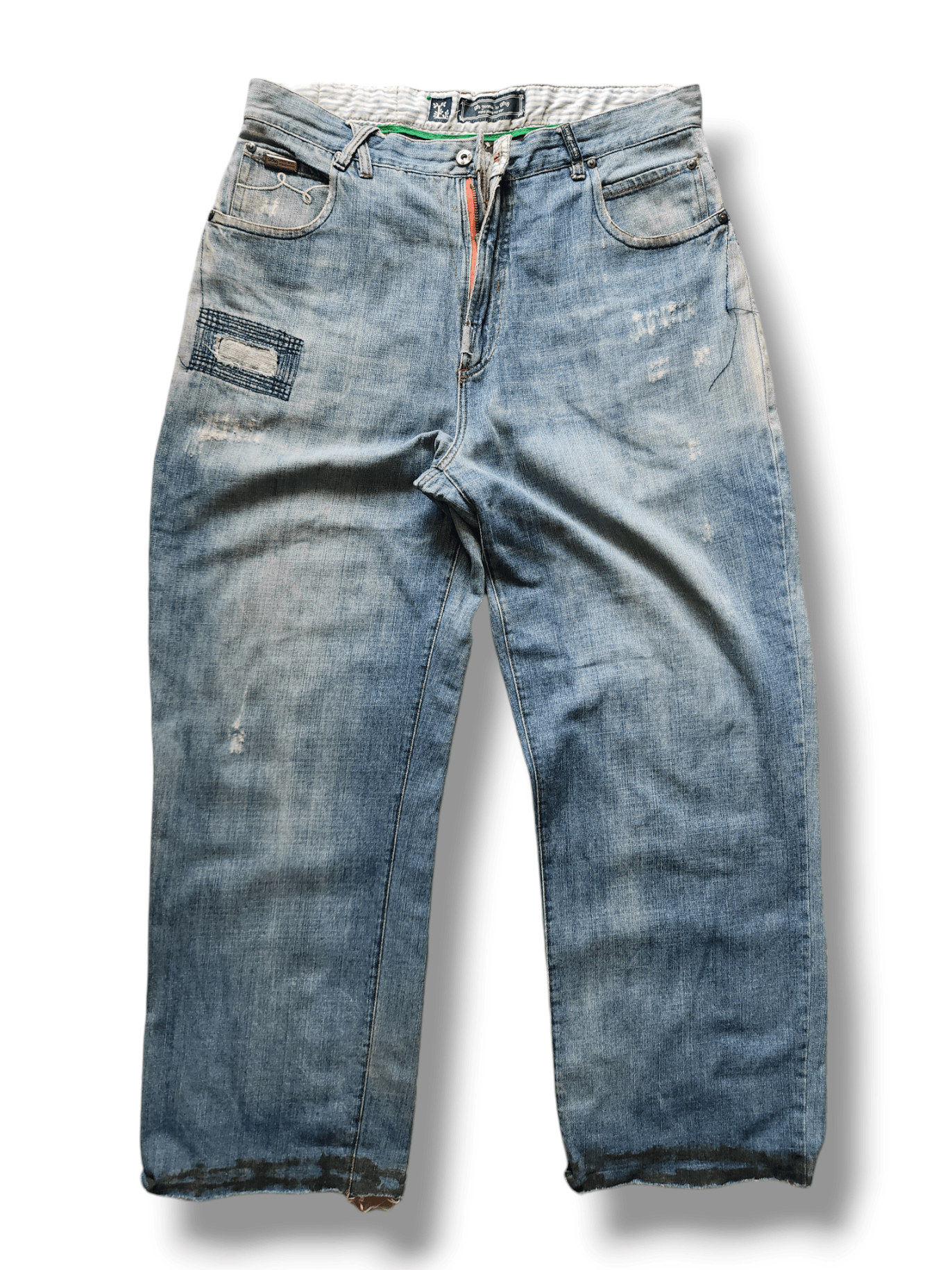 LRG Vintage LRG Skategang Streetwear Baggy Denim Size US 35 - 1 Thumbnail