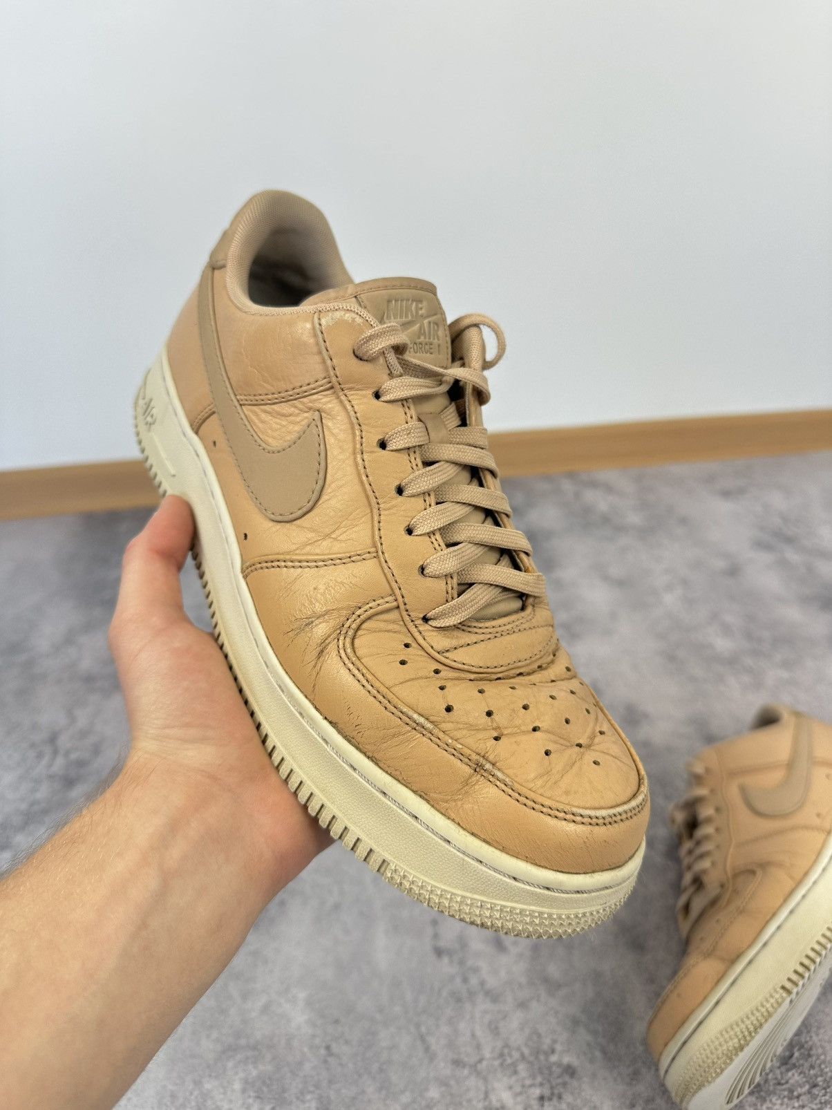 Nike Vintage Nike Air Force 1 Low Vachetta Tan Y2K Sneakers Shoes Size US 9.5 / EU 42-43 - 2 Thumbnail