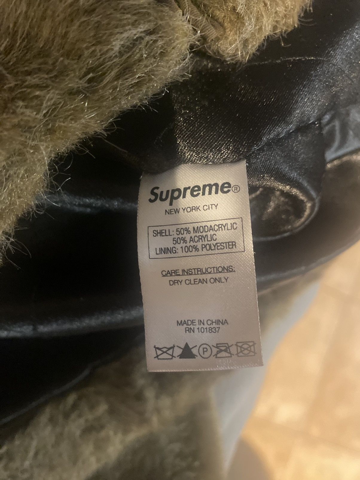 Supreme FW15 Faux Fur Hooded Zip Jacket Size US M / EU 48-50 / 2 - 4 Thumbnail