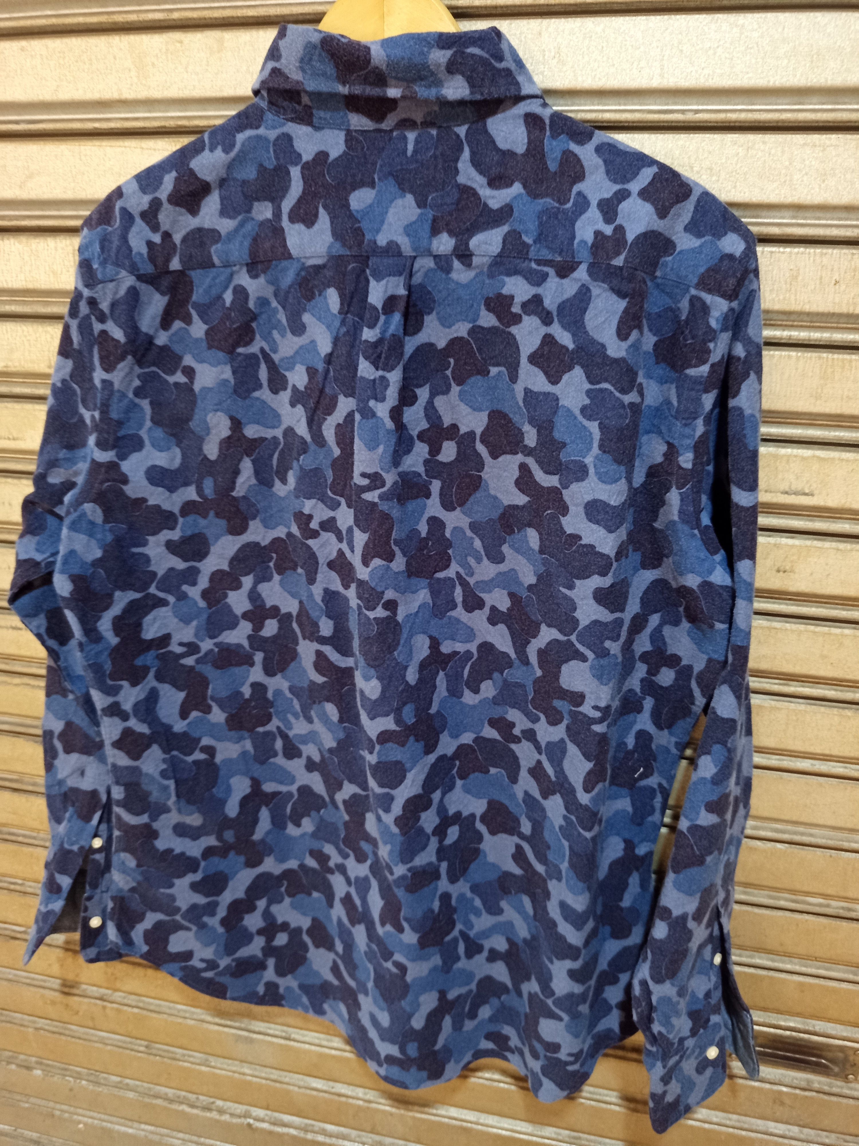 Psycho Bunny Psycho Bunny Camouflage Button Down Shirt Robert Godley Size US XL / EU 56 / 4 - 8 Thumbnail