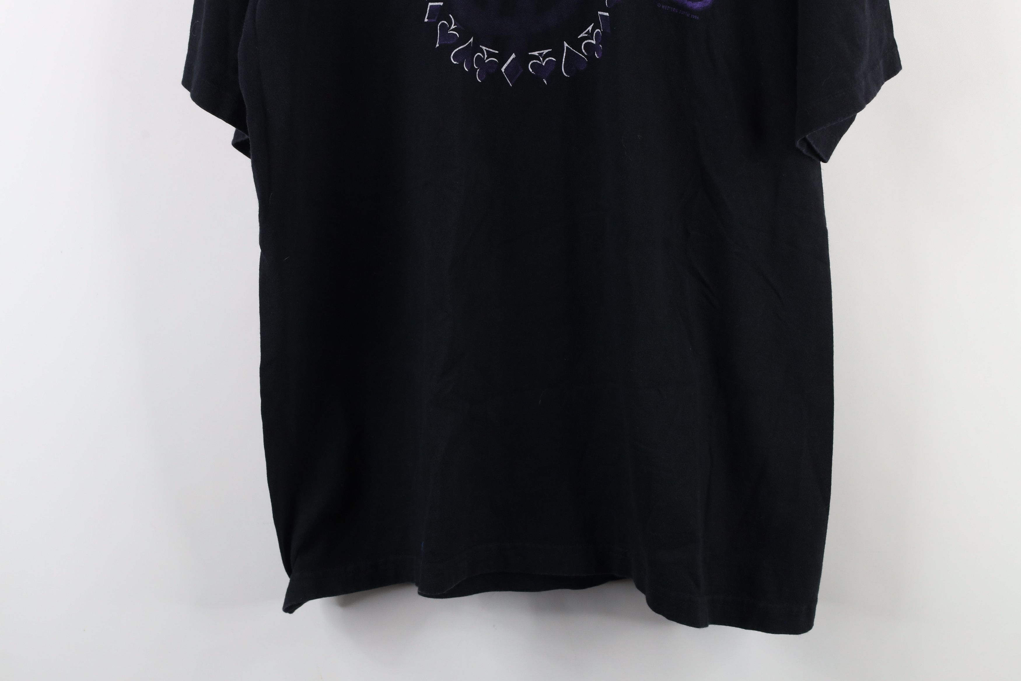 Vintage Vintage 90s Streetwear Spell Las Vegas Money Cards T-Shirt Size US XL / EU 56 / 4 - 3 Thumbnail