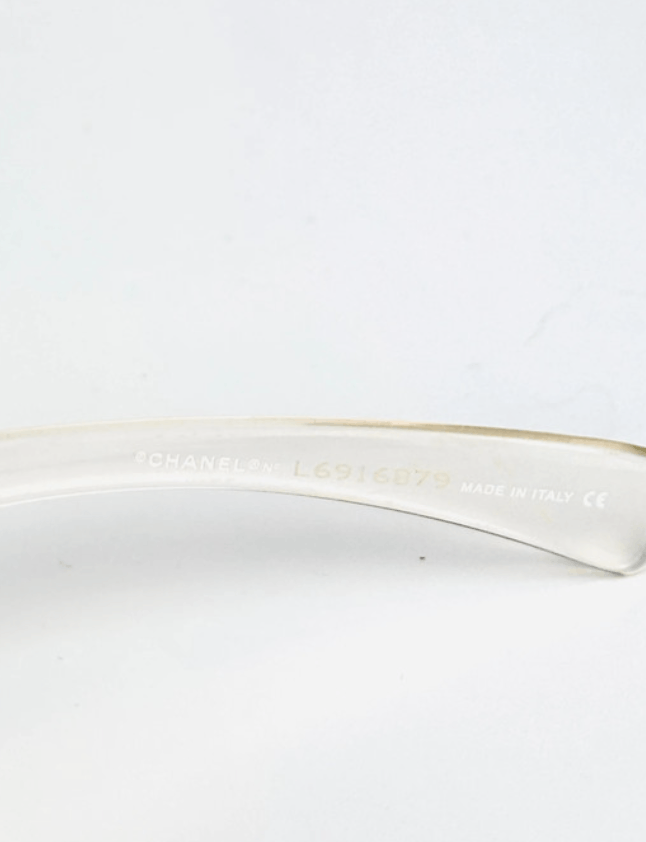 Chanel Chanel Sunglasses 4048 Rhinestone Logo Rimless 4017 Vintage Size ONE SIZE - 8 Thumbnail