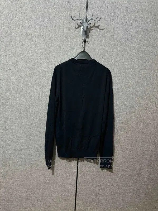 Versace Versace Black Wool Embroidered Medusa Pullover . Size US M / EU 48-50 / 2 - 2 Thumbnail