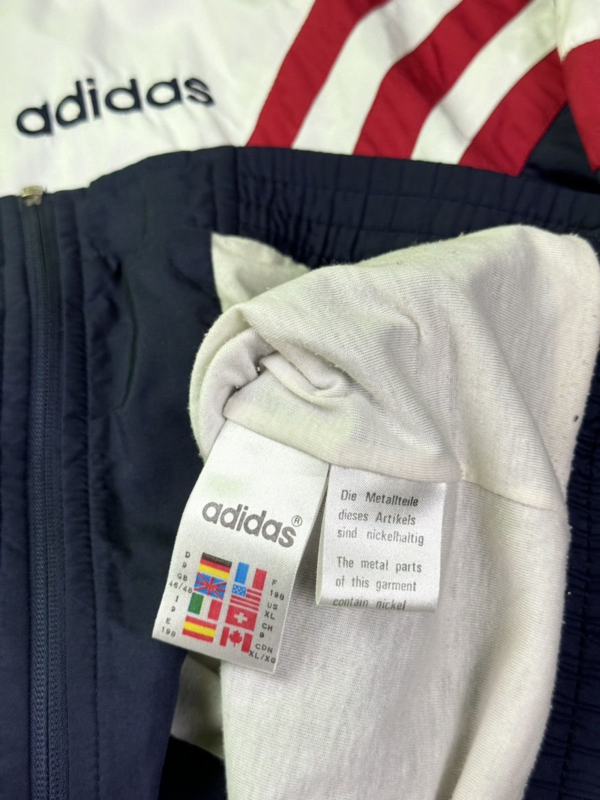 Adidas Vintage jacket Adidas 90s original sportswear item Size US XL / EU 56 / 4 - 3 Thumbnail