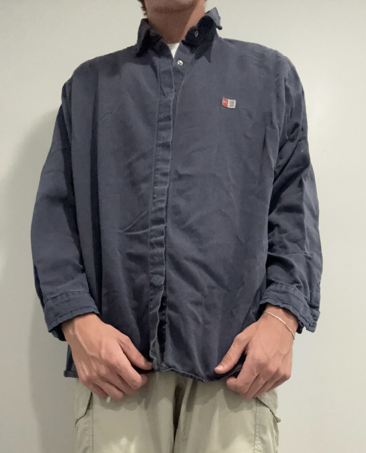 Other Navy Blue Flannel Top Size US L / EU 52-54 / 3 - 5 Thumbnail