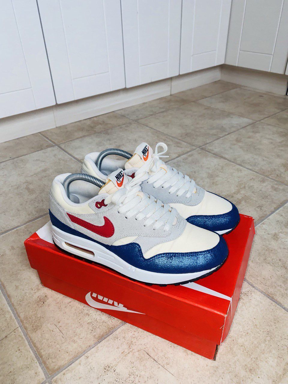 Nike × Patta × USA Olympics NikeLab Air Max 1 Vintage Atmos Parra Clot Size US 6 / EU 39 - 6 Thumbnail