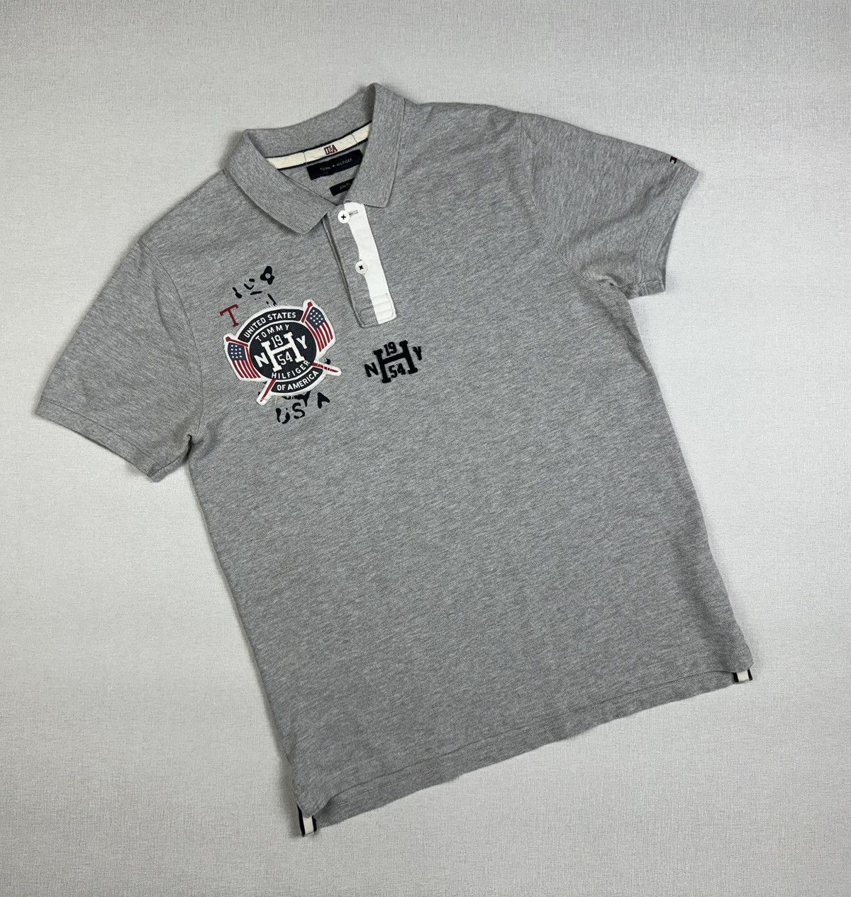 Tommy Hilfiger Men’s Tommy Hilfiger USA Polo T-Shirt size L Size US L / EU 52-54 / 3 - 1 Thumbnail