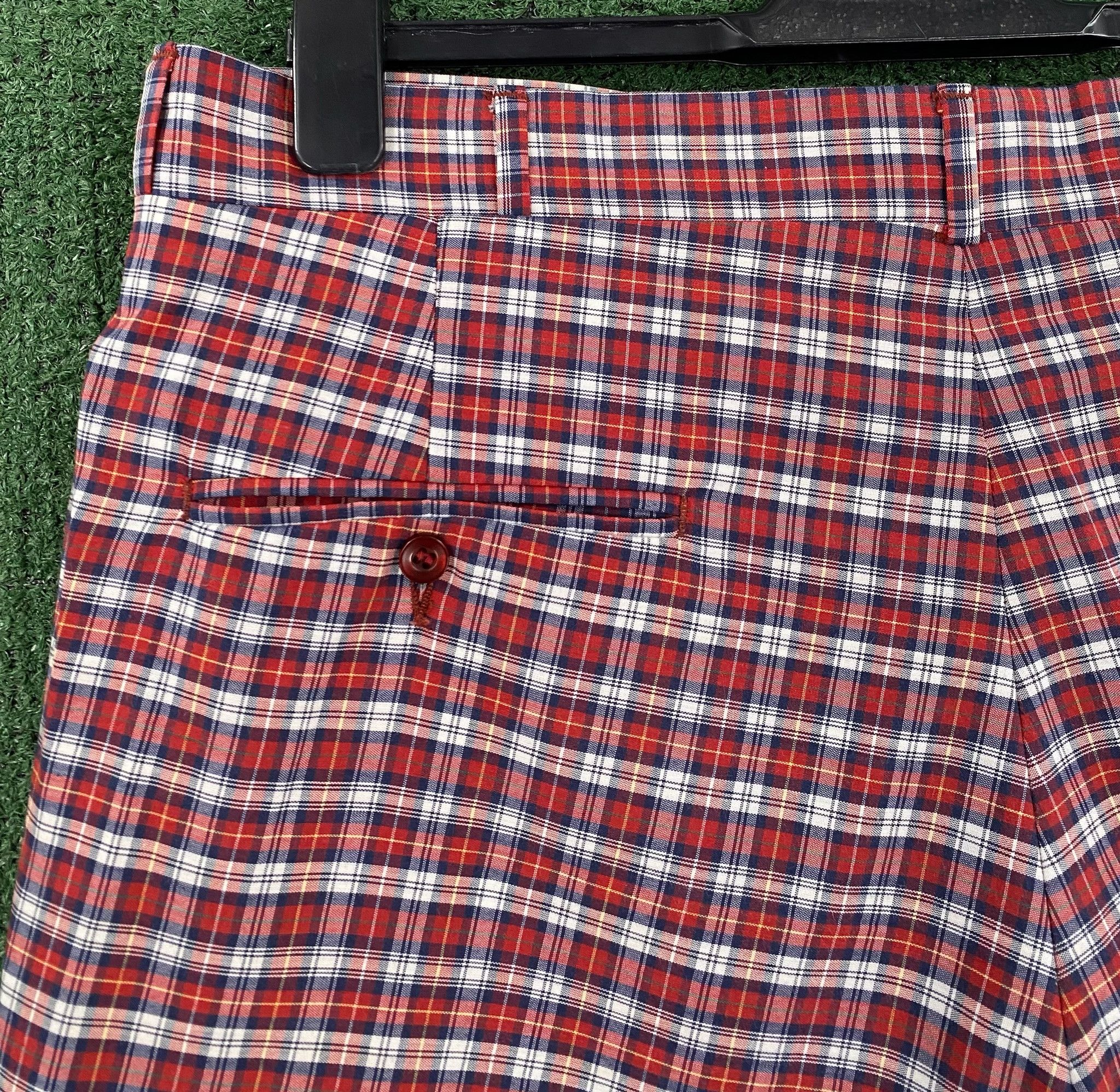 Vintage 70’s Higgins Plaid Slacks Shorts Men’s Size 38 USA Made Size US 38 / EU 54 - 8 Thumbnail