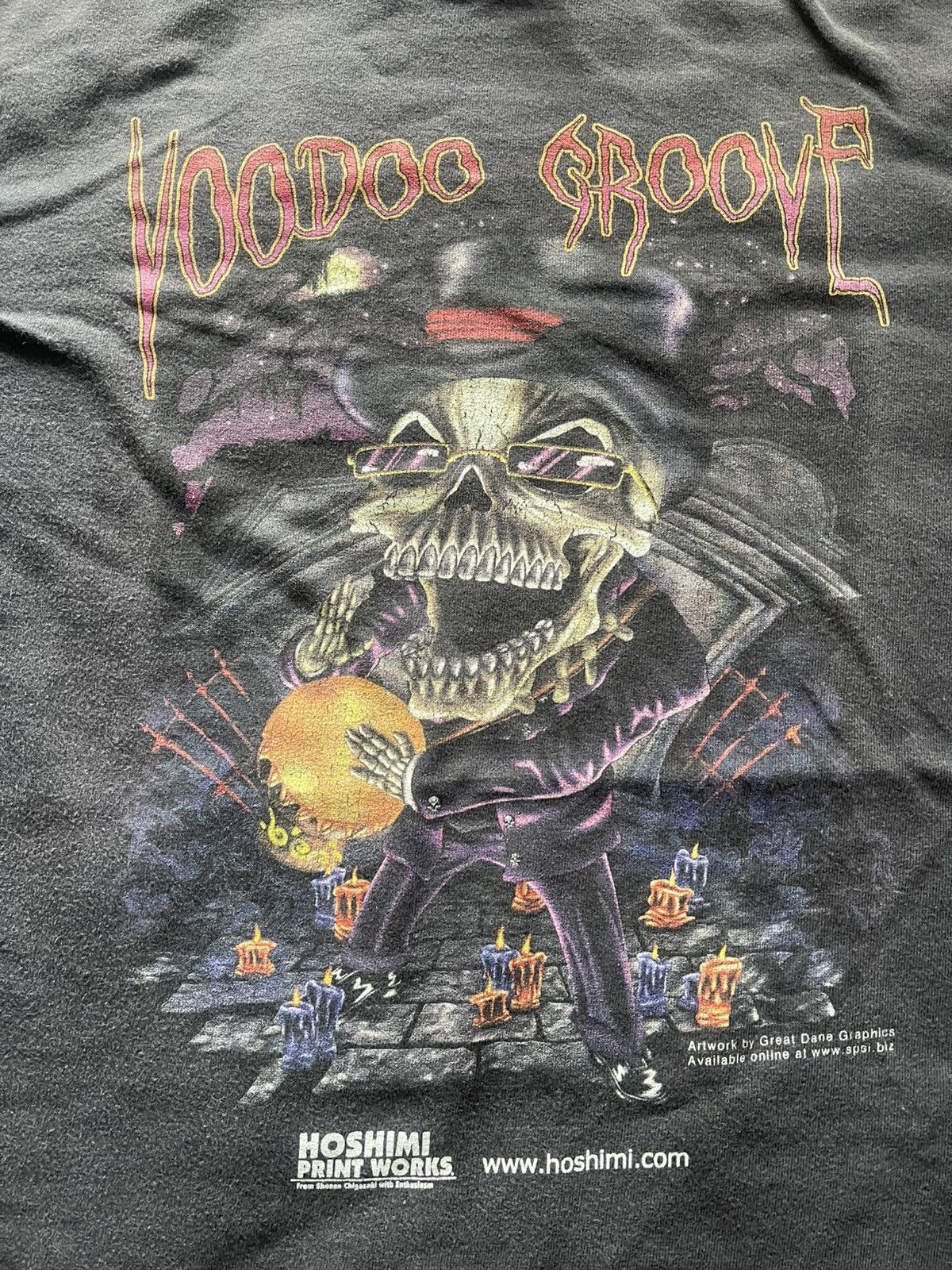 Band Tees × Vintage VINTAGE Y2K VOODOO GROOVE SKULLS TEE VERY RARE Size US L / EU 52-54 / 3 - 2 Thumbnail