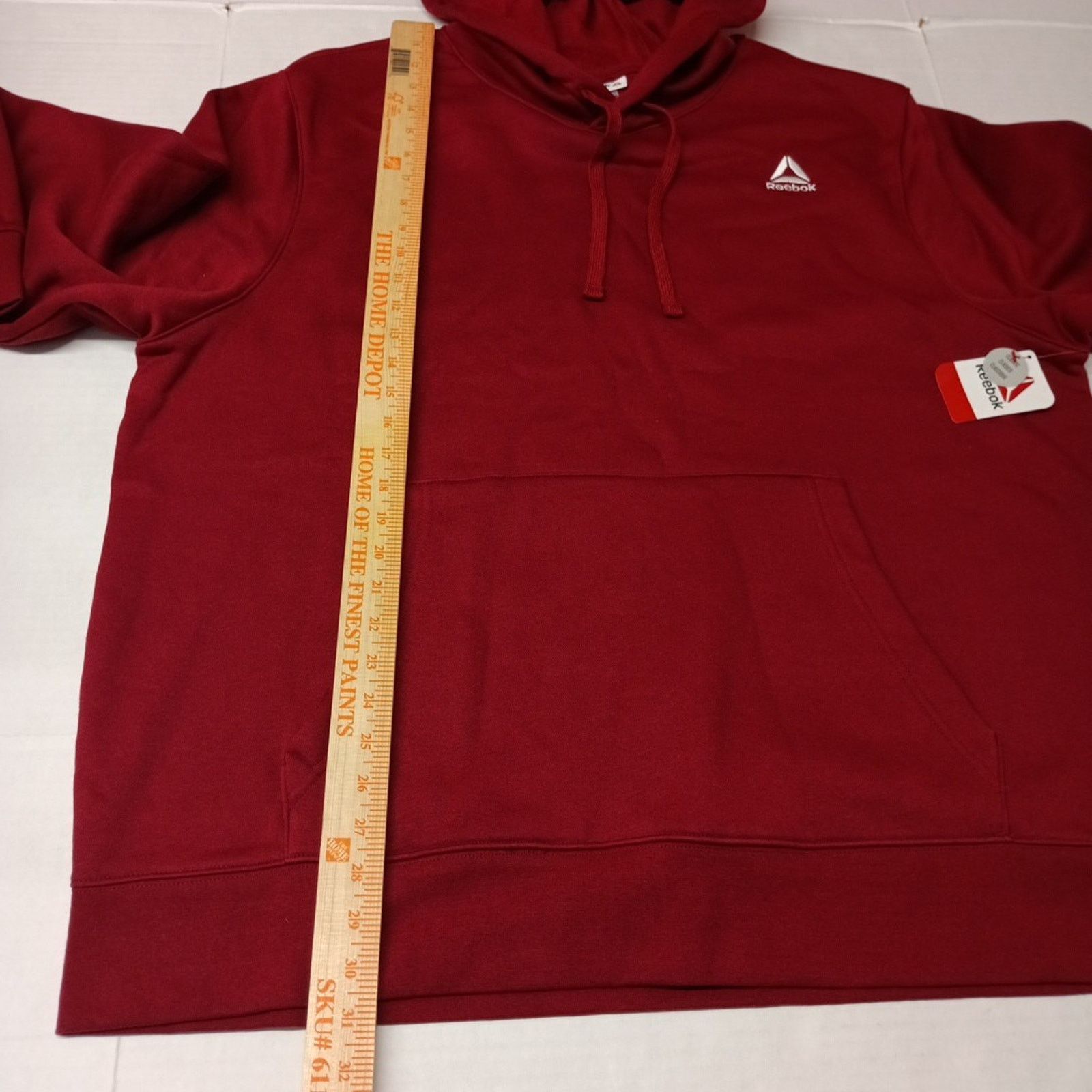 Reebok Reebok Delta Logo Hoodie Men's Size 3XL Red Kangaroo Pocket Size US XXL / EU 58 / 5 - 7 Thumbnail