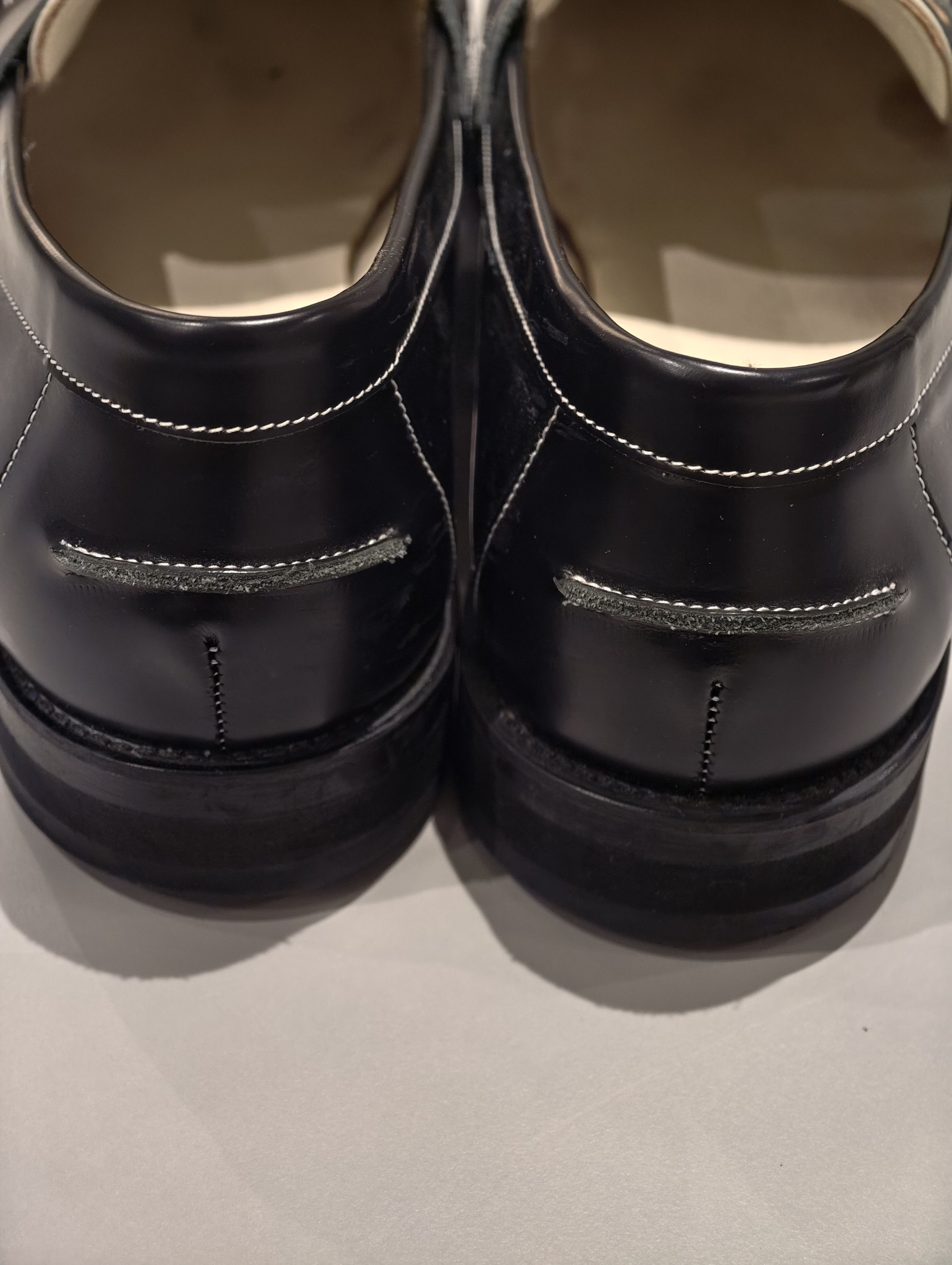 DUKE + DEXTER DUKE + DEXTER ESQUIRE Black X White Penny Loafer Size US 12.5 / EU 45-46 - 5 Thumbnail
